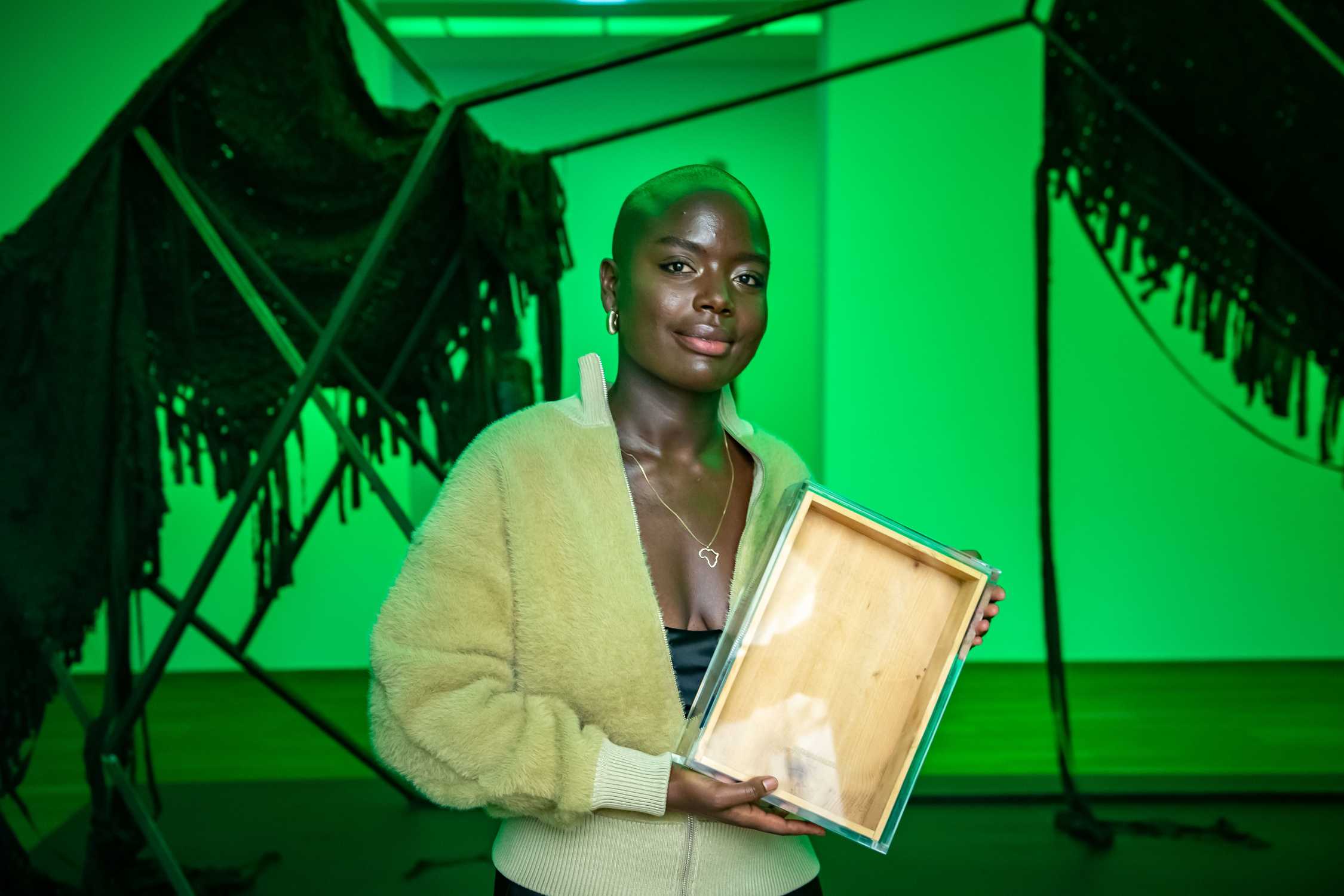 Opening of the video installation “I Build My Skin With Rocks” by Sandra Mujinga at Hamburger Bahnhof - Nationalgalerie der Gegenwart. BMW as exclusive partner of Preis der Nationalgalerie.