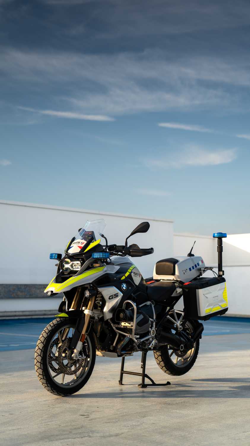 bmw gs police motorcycle