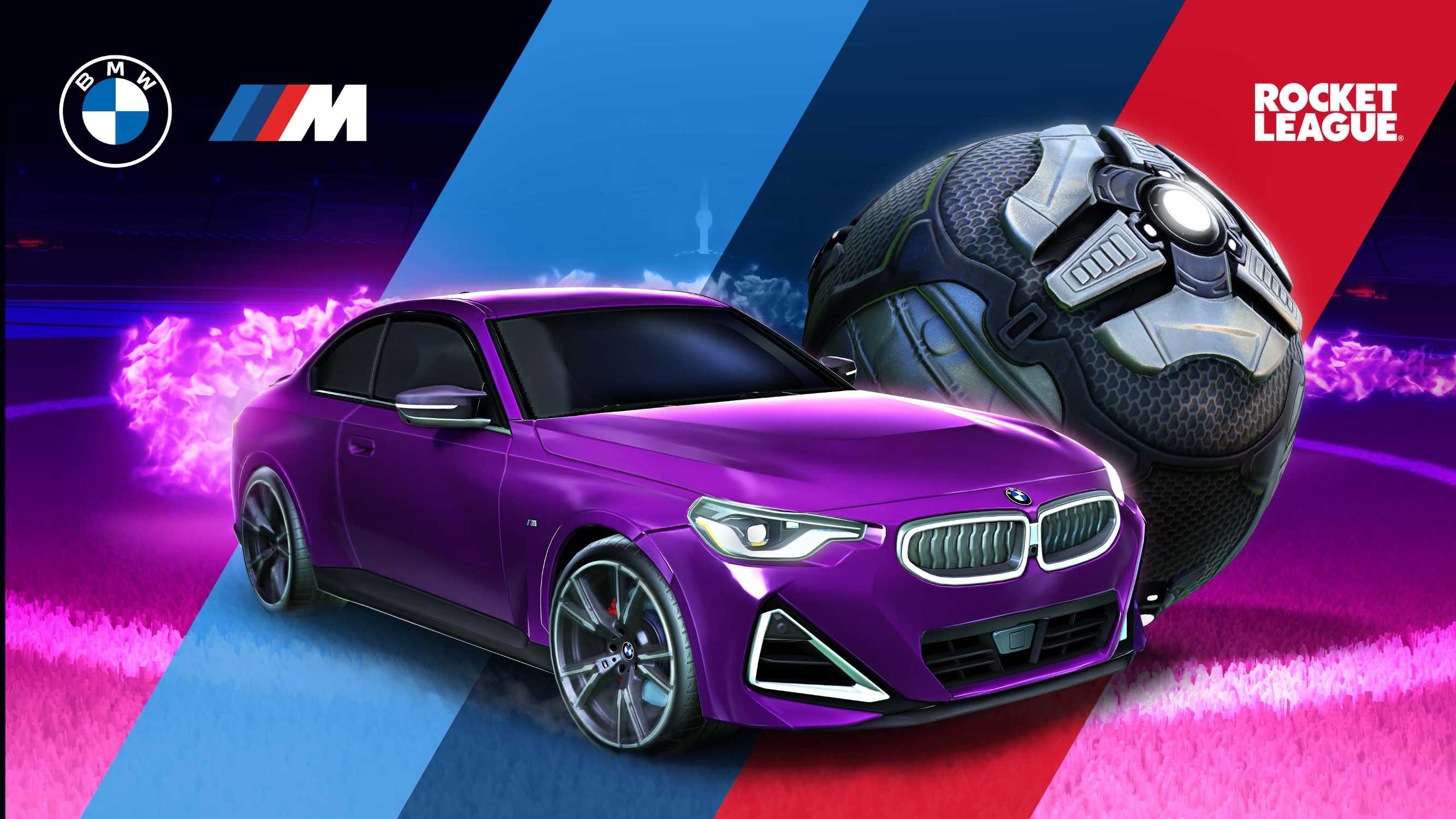 New BMW M240i lifts off in Rocket League – BMW Freestyle Tournament and BMW  Rocket League Open as highlights.