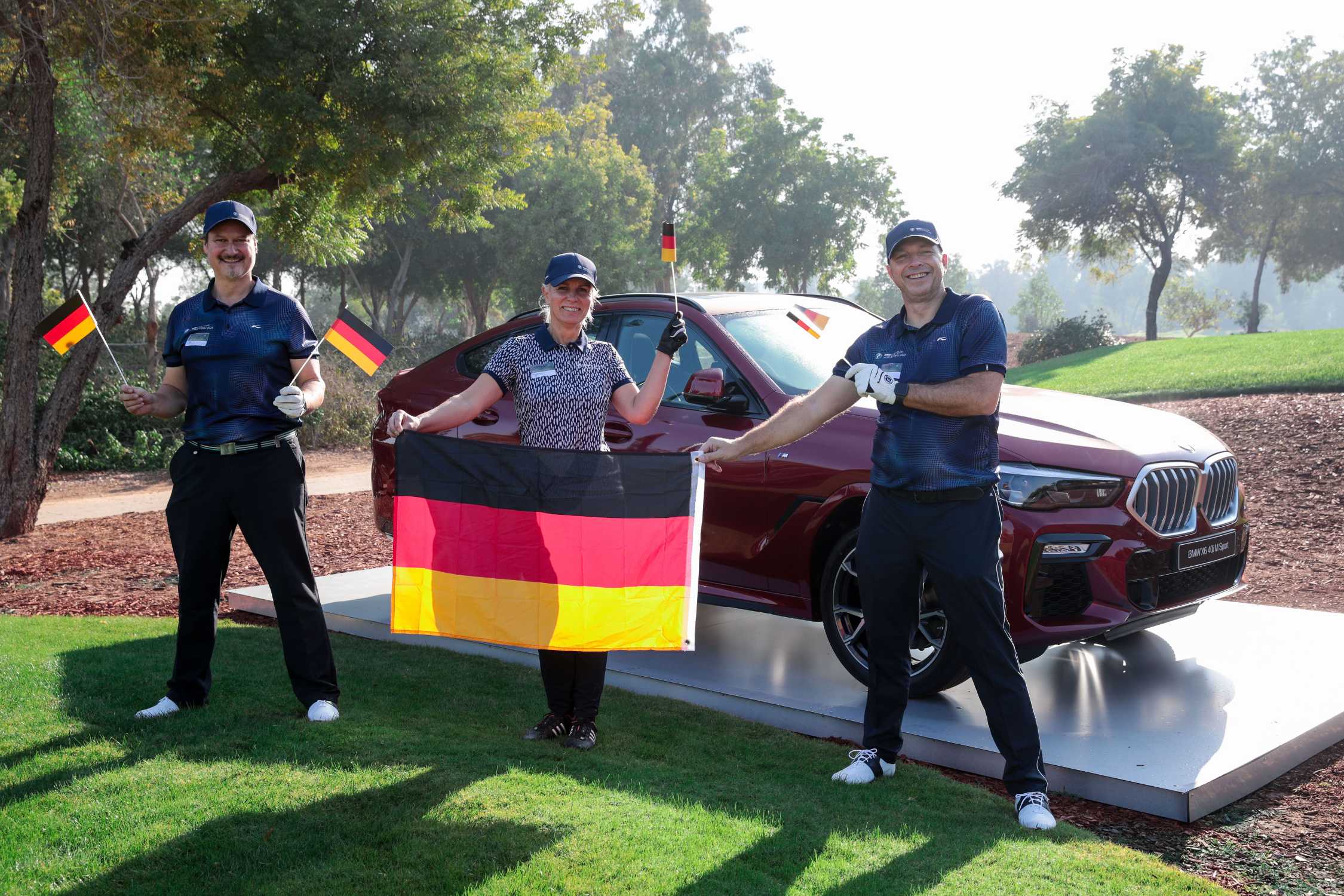 BMW Golf Cup World Final, Dubai. Team Germany.