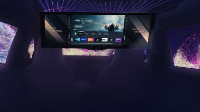 Ausblick auf das In-Car Entertainment der Zukunft mit dem BMW Theatre Screen - mit Amazon Fire TV built-in. (01/2022)