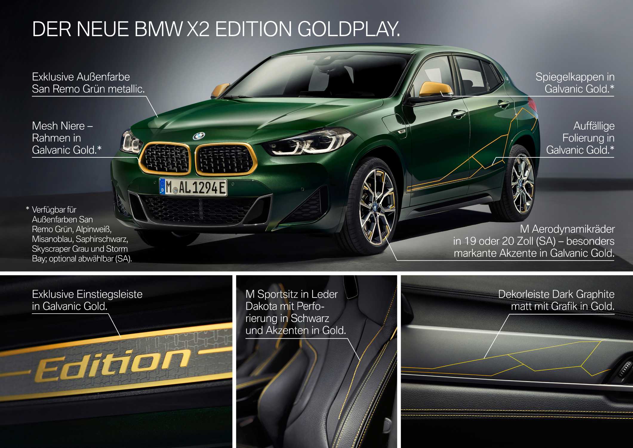 BMW X2 xDrive25e Edition GoldPlay (01/2022)