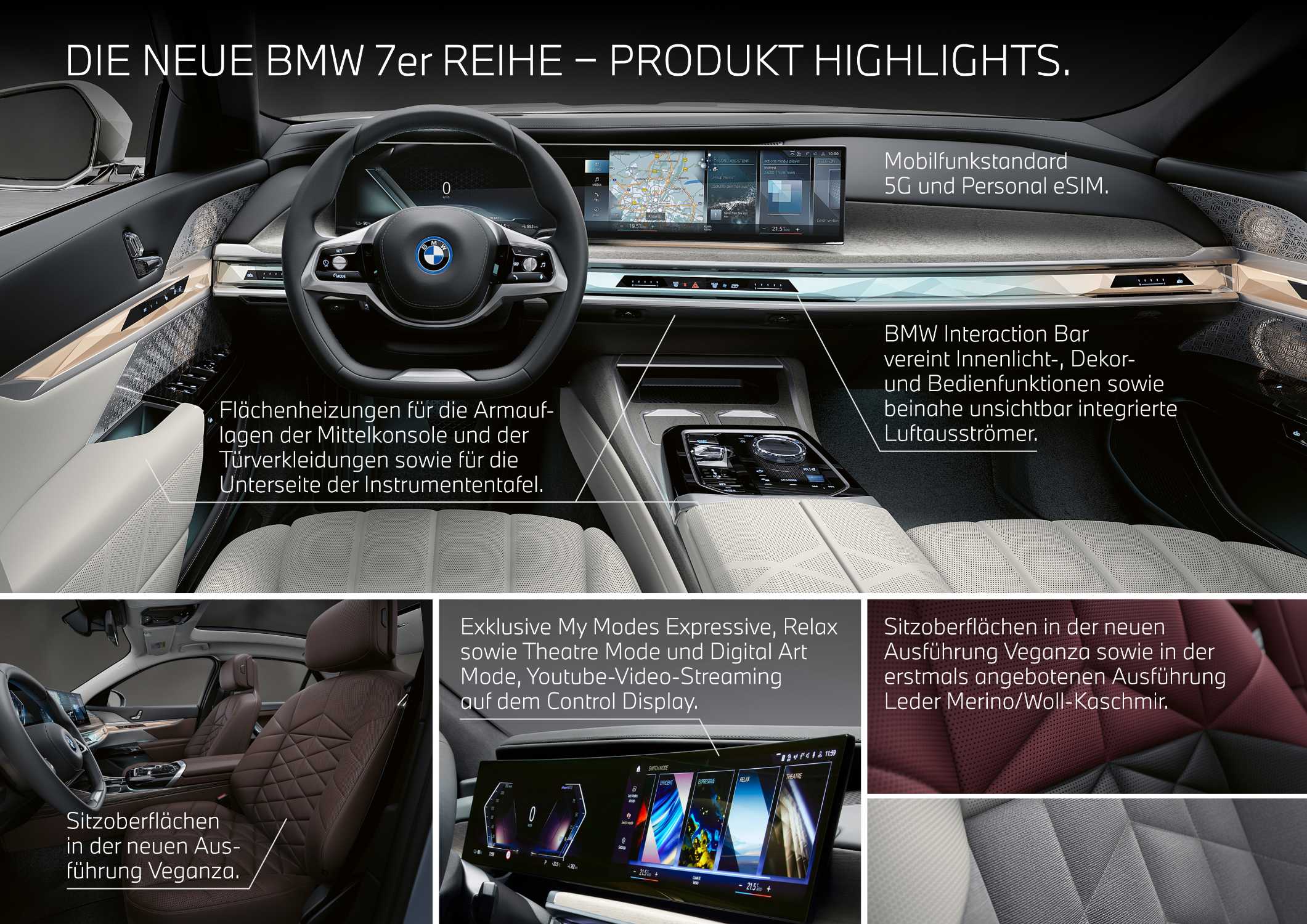 Die neue BMW 7er Reihe - Highlights (04/2022).