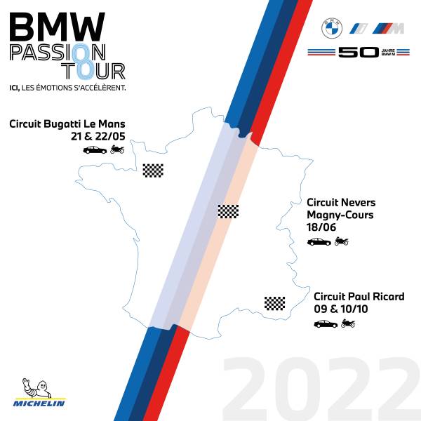 Le 50ème anniversaire de BMW M célébré en France sur les nouvelles