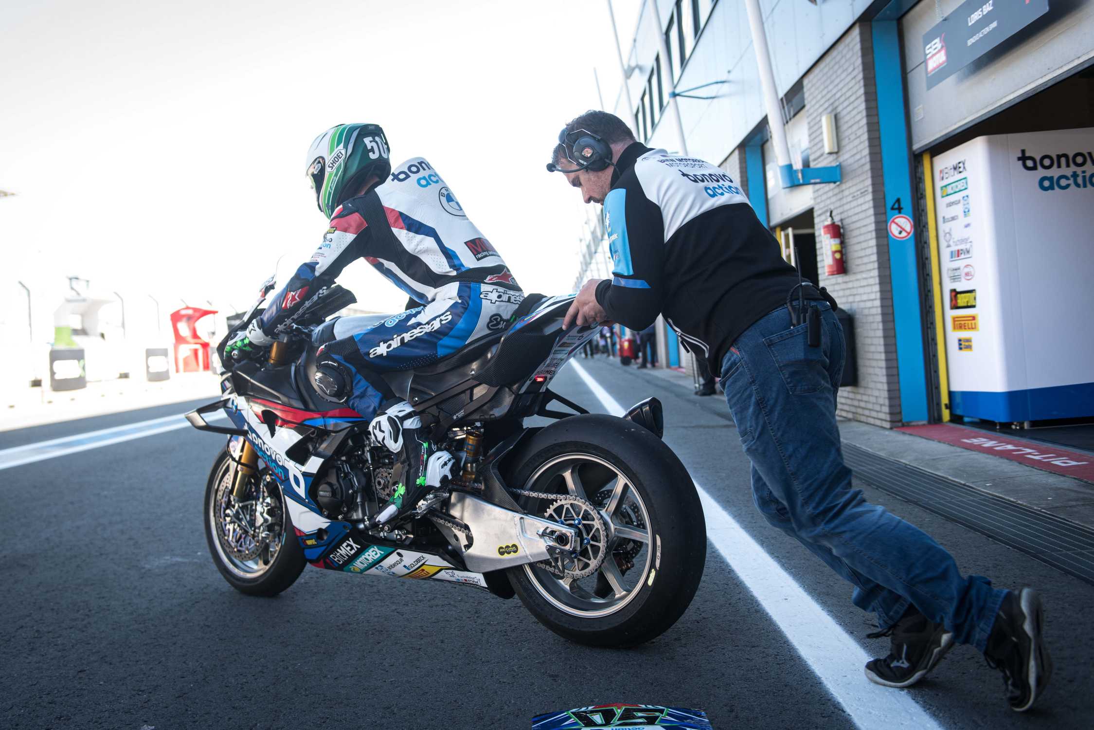 Assen (NED), 22nd April 2022. FIM Superbike World Championship. BMW ...