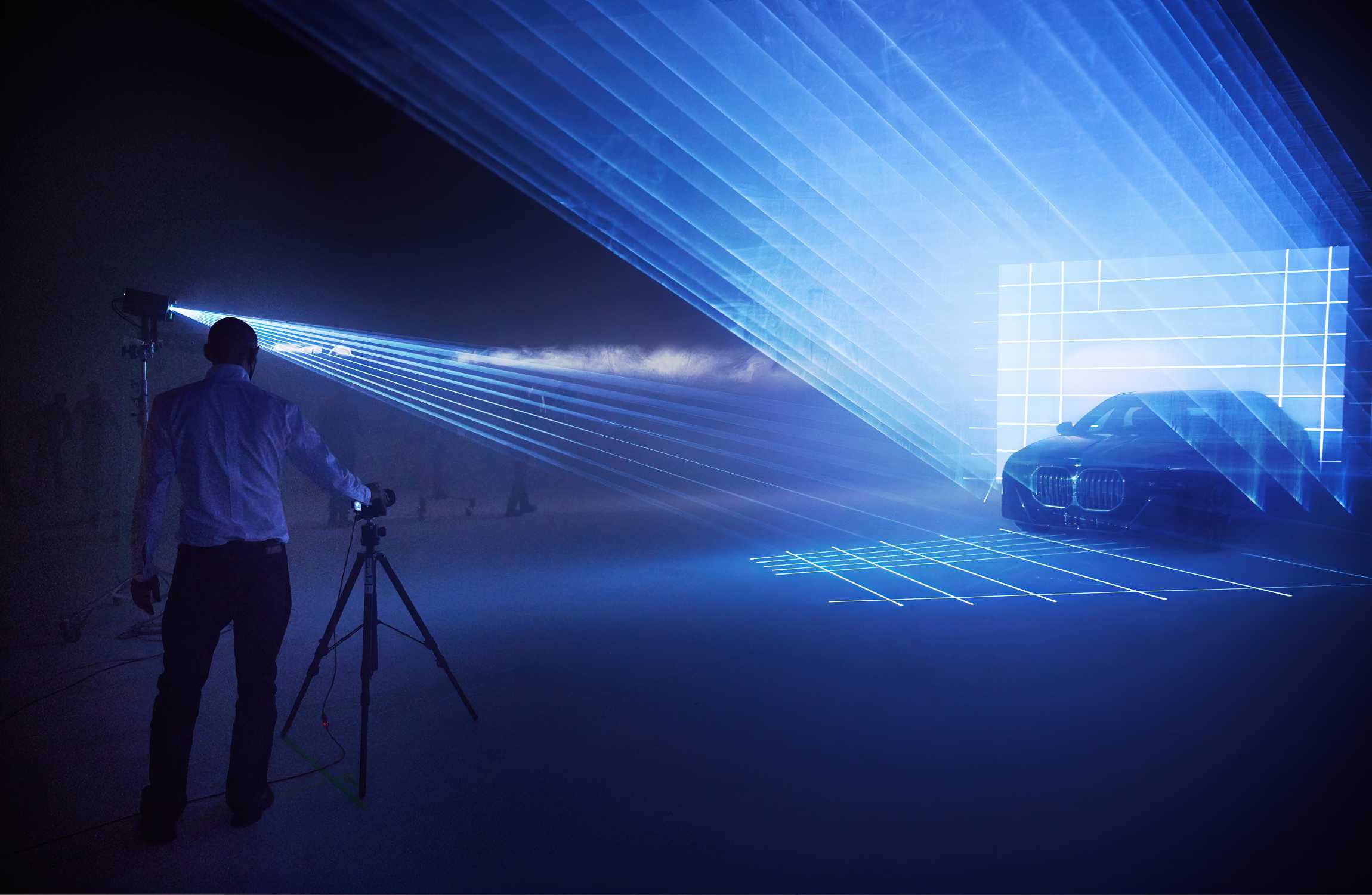 Campaign with Nick Knight for the market launch of the new BMW i7 (05/ ...