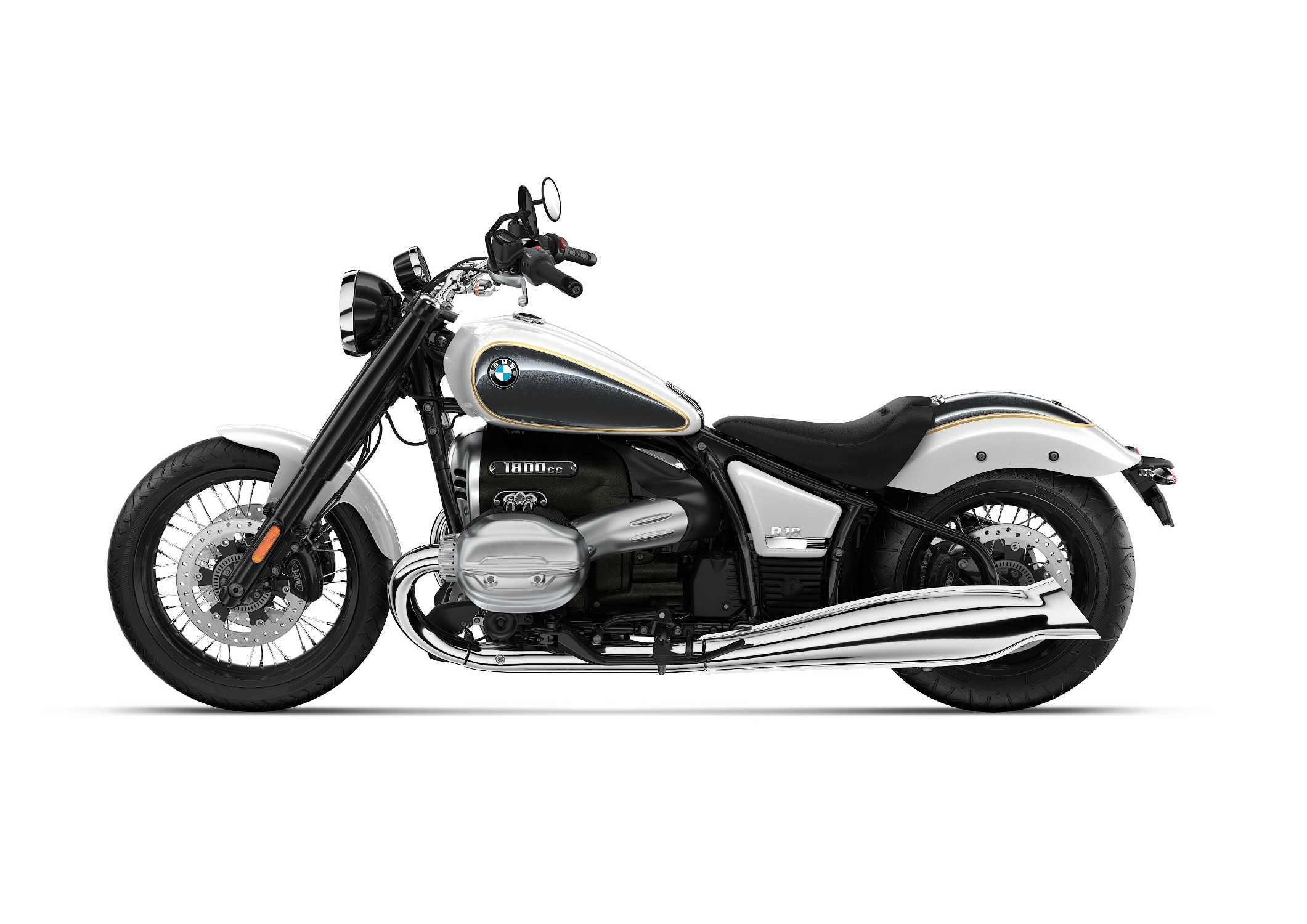 Bmw R 18, Mineral White Metallic Meteoric Dust Gold (06 2022)