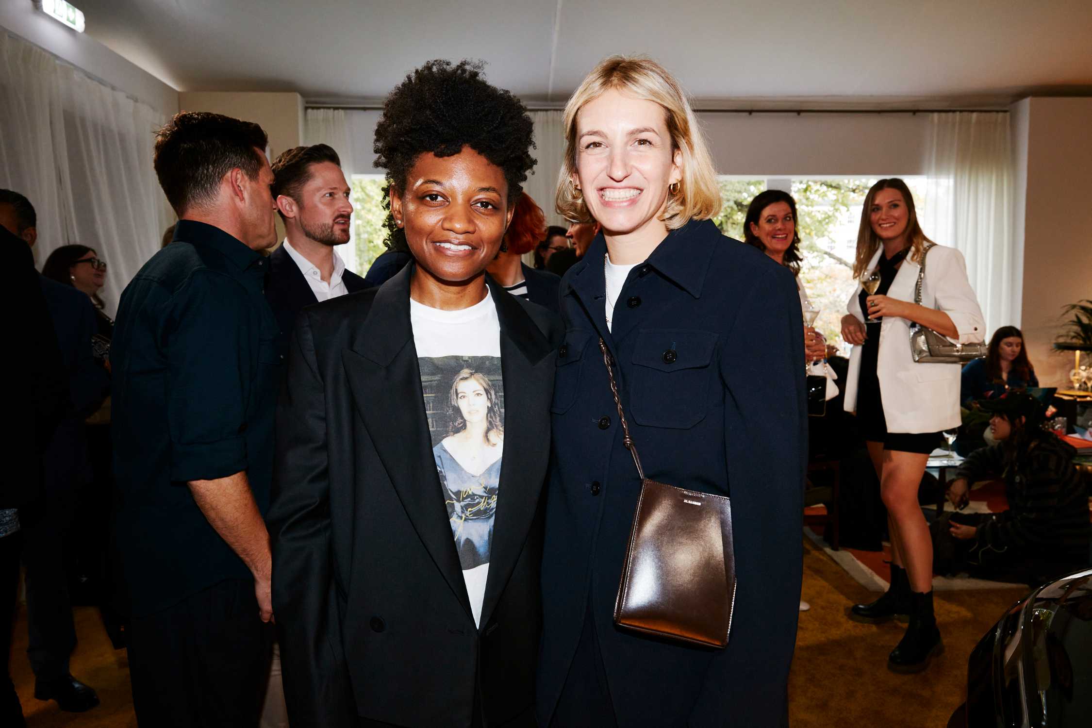 BMW Lounge at Frieze London, October 12, 2022. F.l.t.r.: Nikita Gale ...