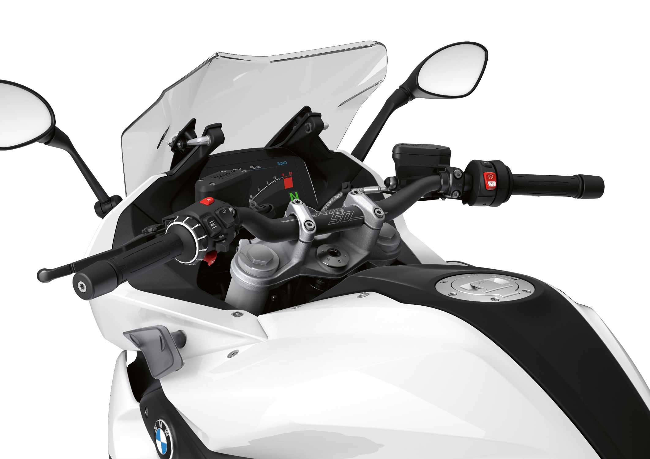 Holder for on-board socket for BMW R 1250 R