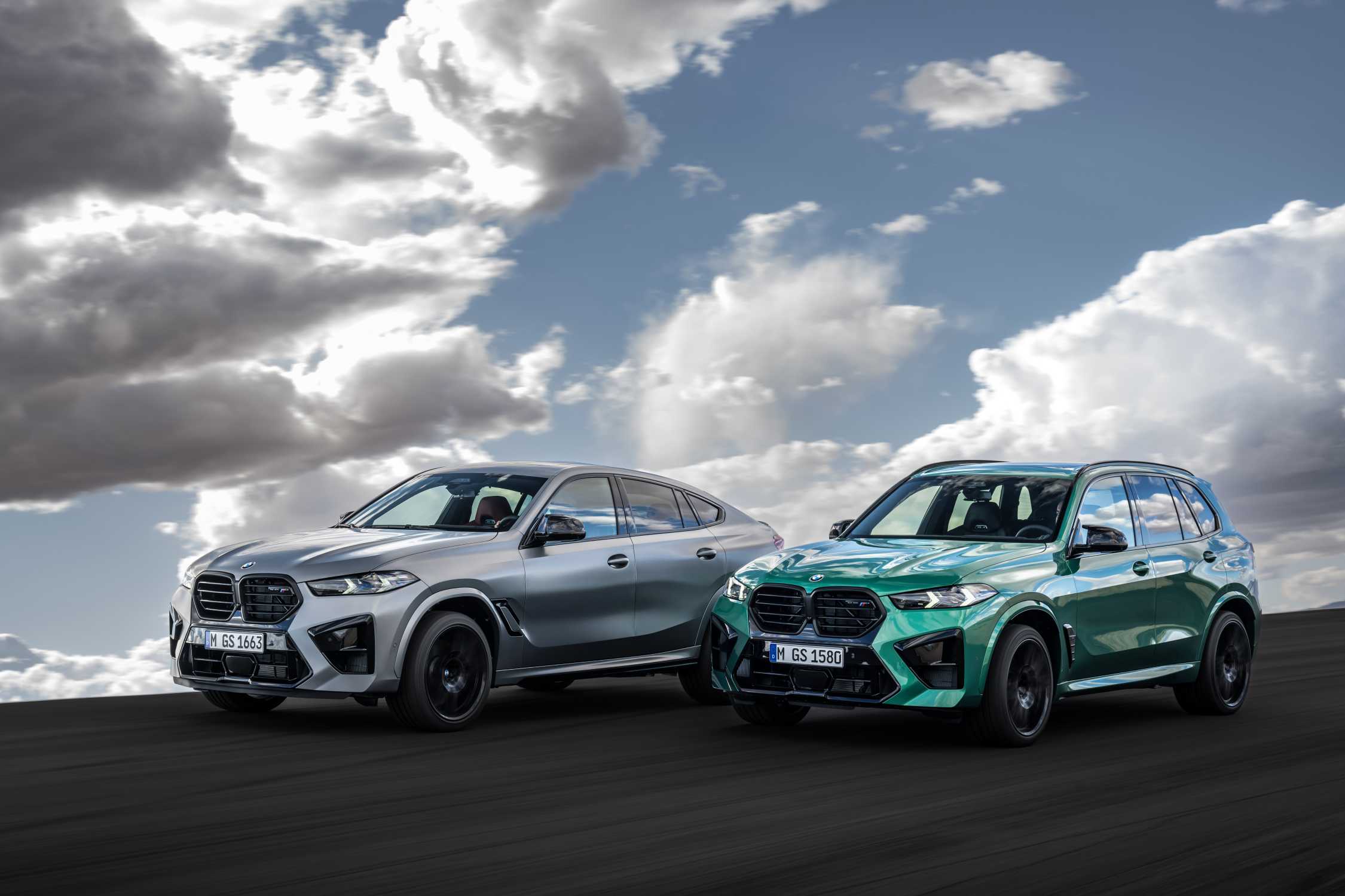 Der neue BMW X5 M Competition und der neue BMW X6 M Competition.
