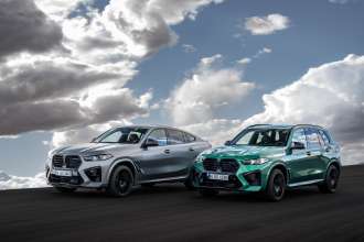 Der neue BMW X5 M Competition und der neue BMW X6 M Competition - Rennstrecke (02/2023).