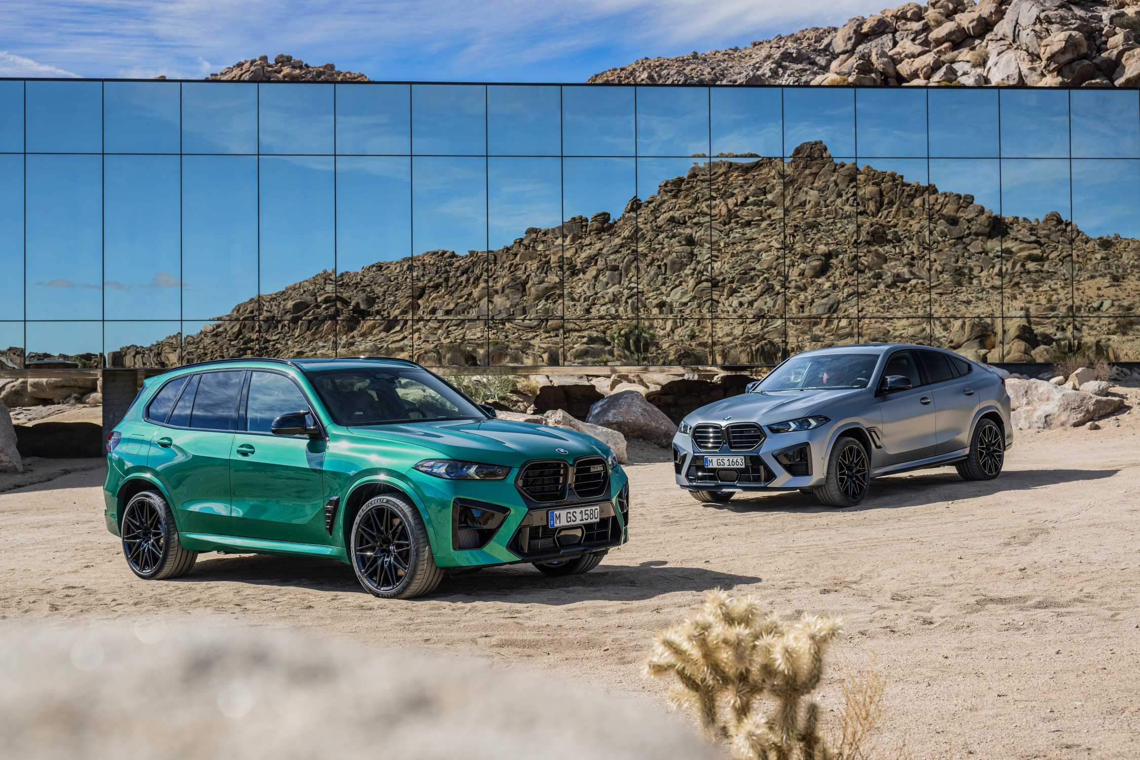 The new BMW X5 M Competition and the new BMW X6 M Competition.