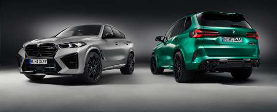 The new BMW X5 M Competition and the new BMW X6 M Competition - Studio (02/2023).