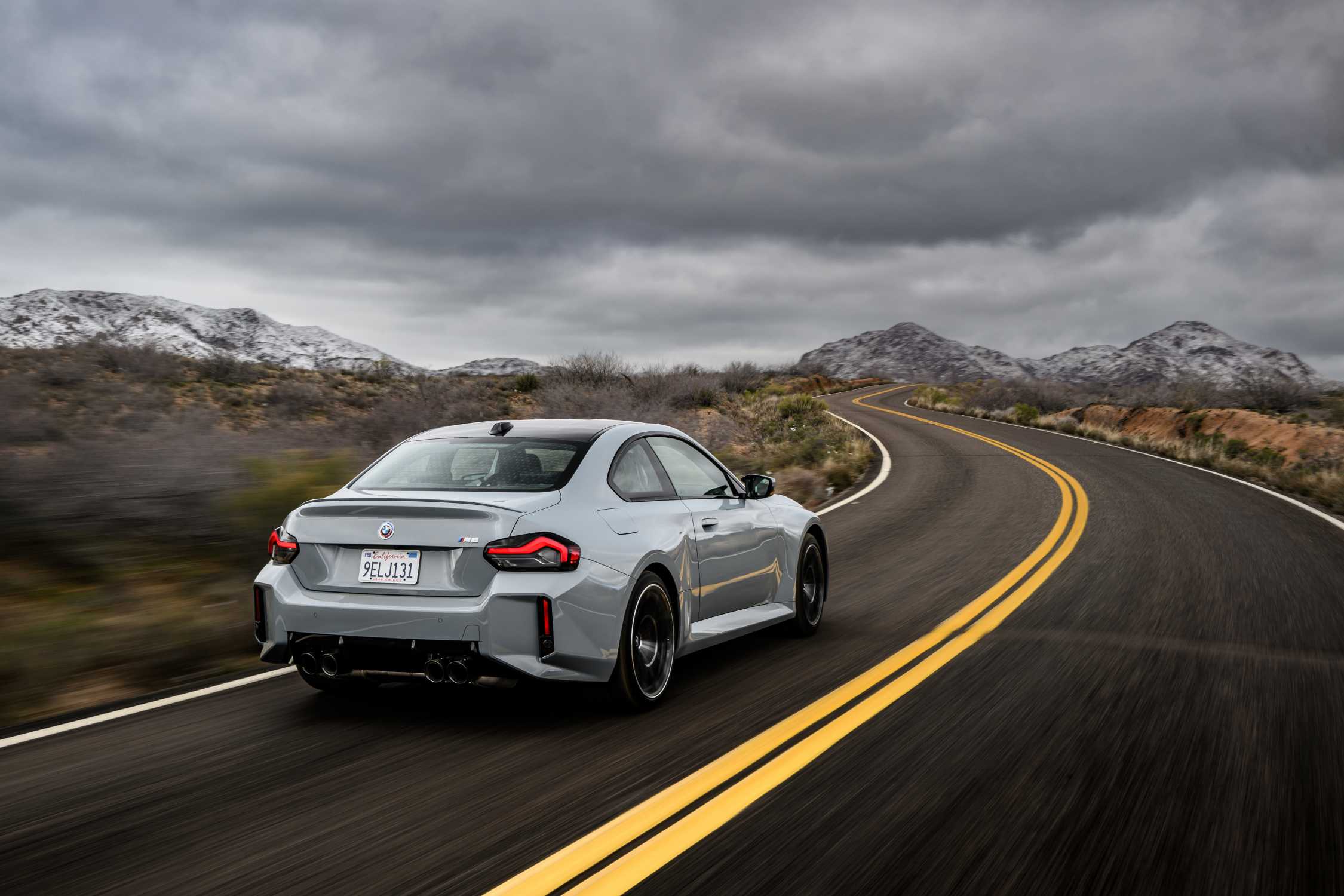 The all-new BMW M2 Brooklyn Grey - On Location, driving.