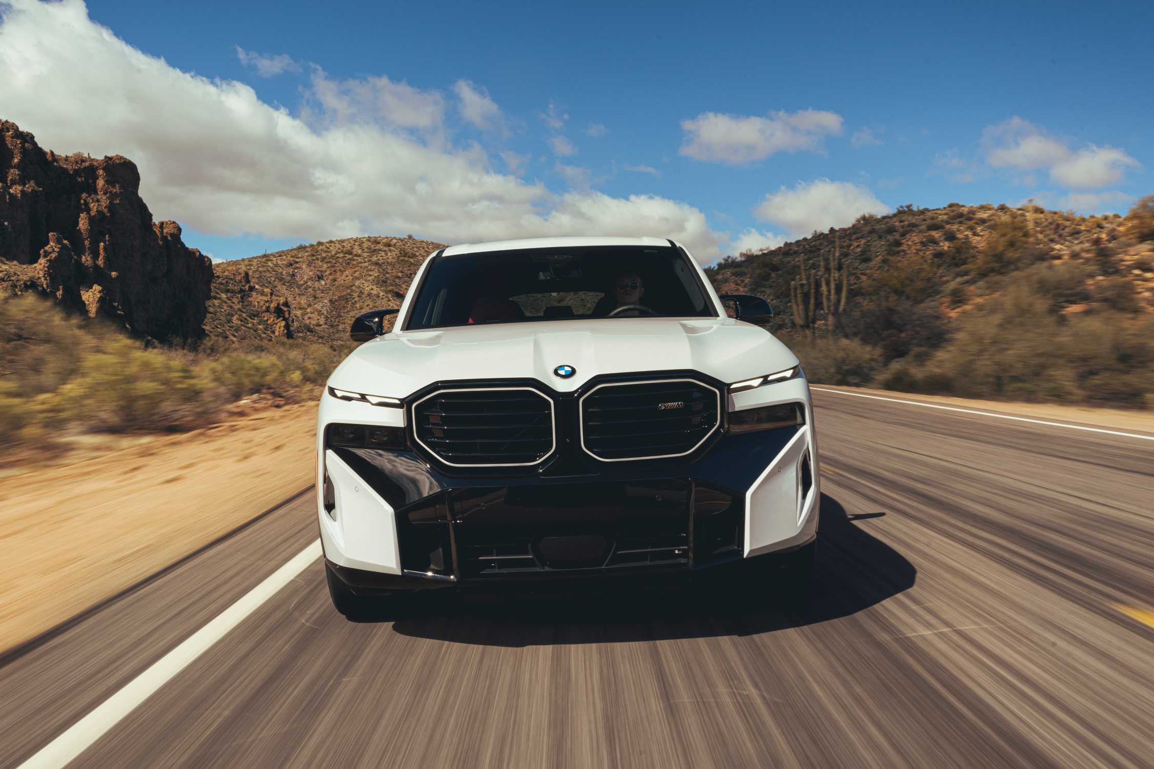 The First Ever Bmw Xm Mineral White Metallic On Location