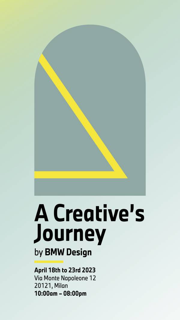 a creative's journey into BMW design at milan design week 2023
