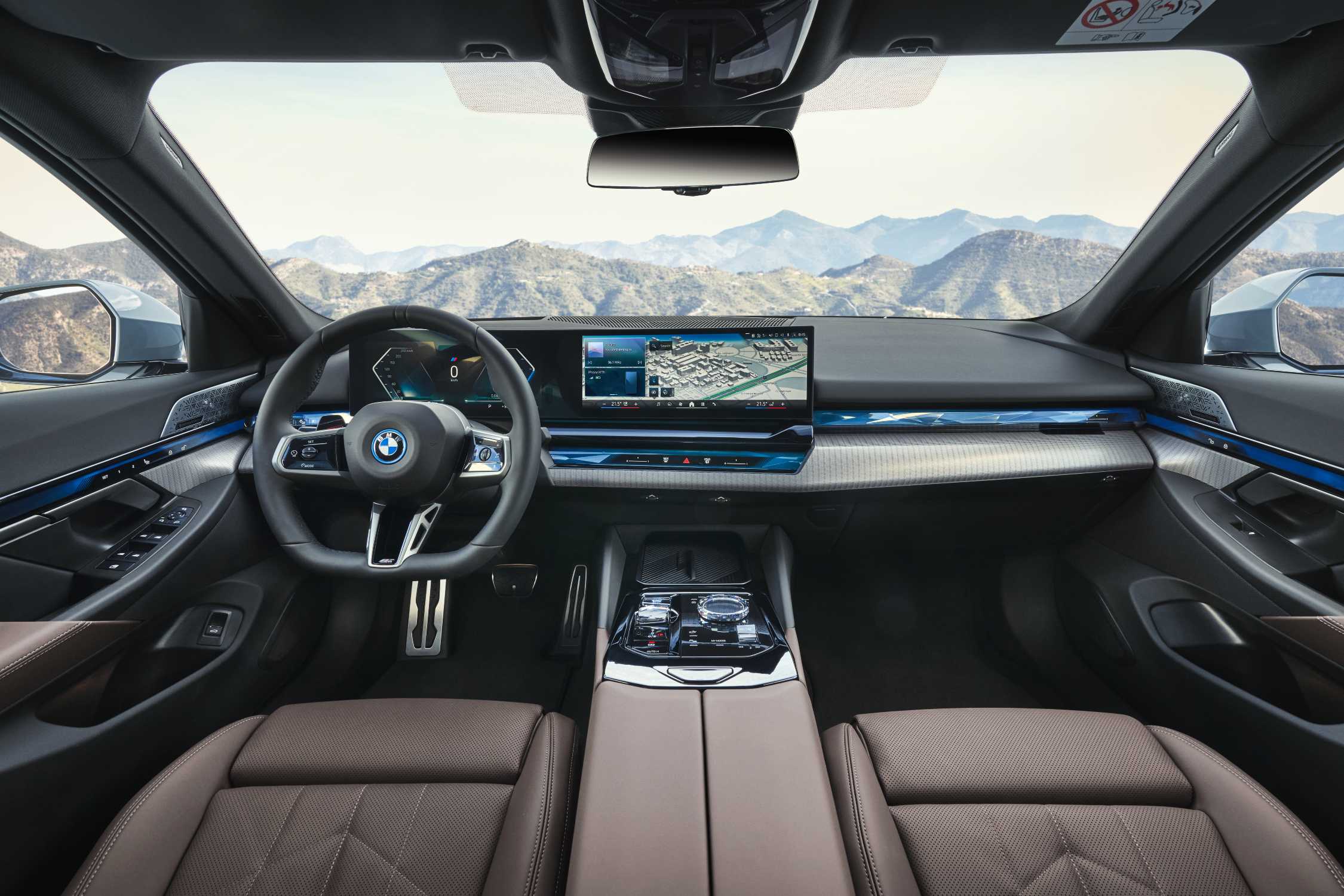 The new BMW i5 eDrive40 - Interior (05/2023).