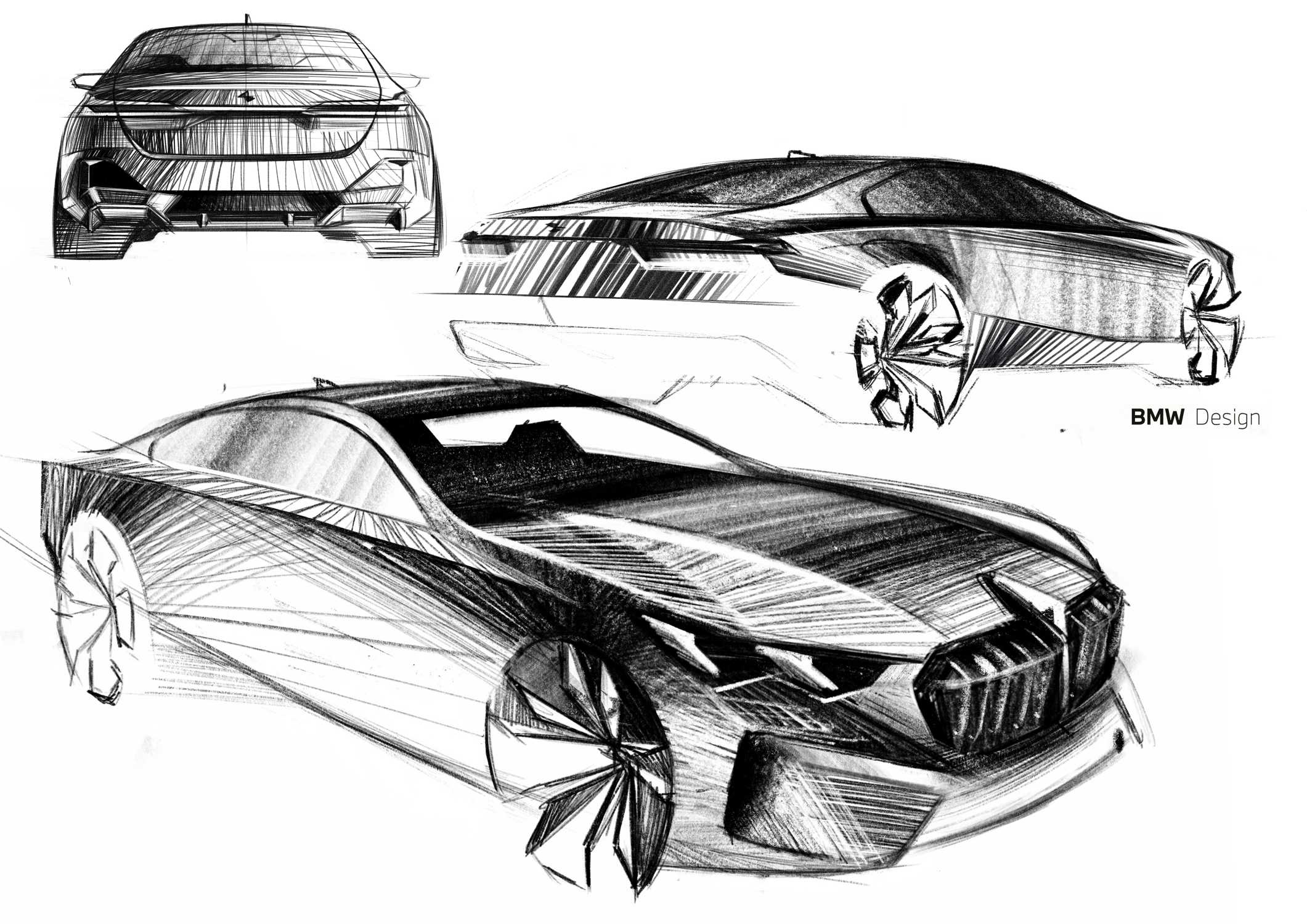 BMW Concept 5 Series Gran Turismo design sketches still confuse us   Autoblog