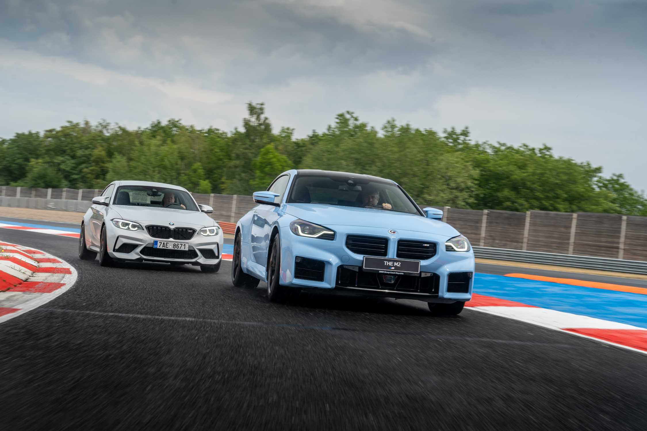 BMW M2 and M3 CS at Autodrom Most, photo by Zbyněk Mach: @mayhem ...