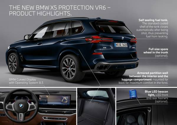 The new BMW X5 Protection VR6.