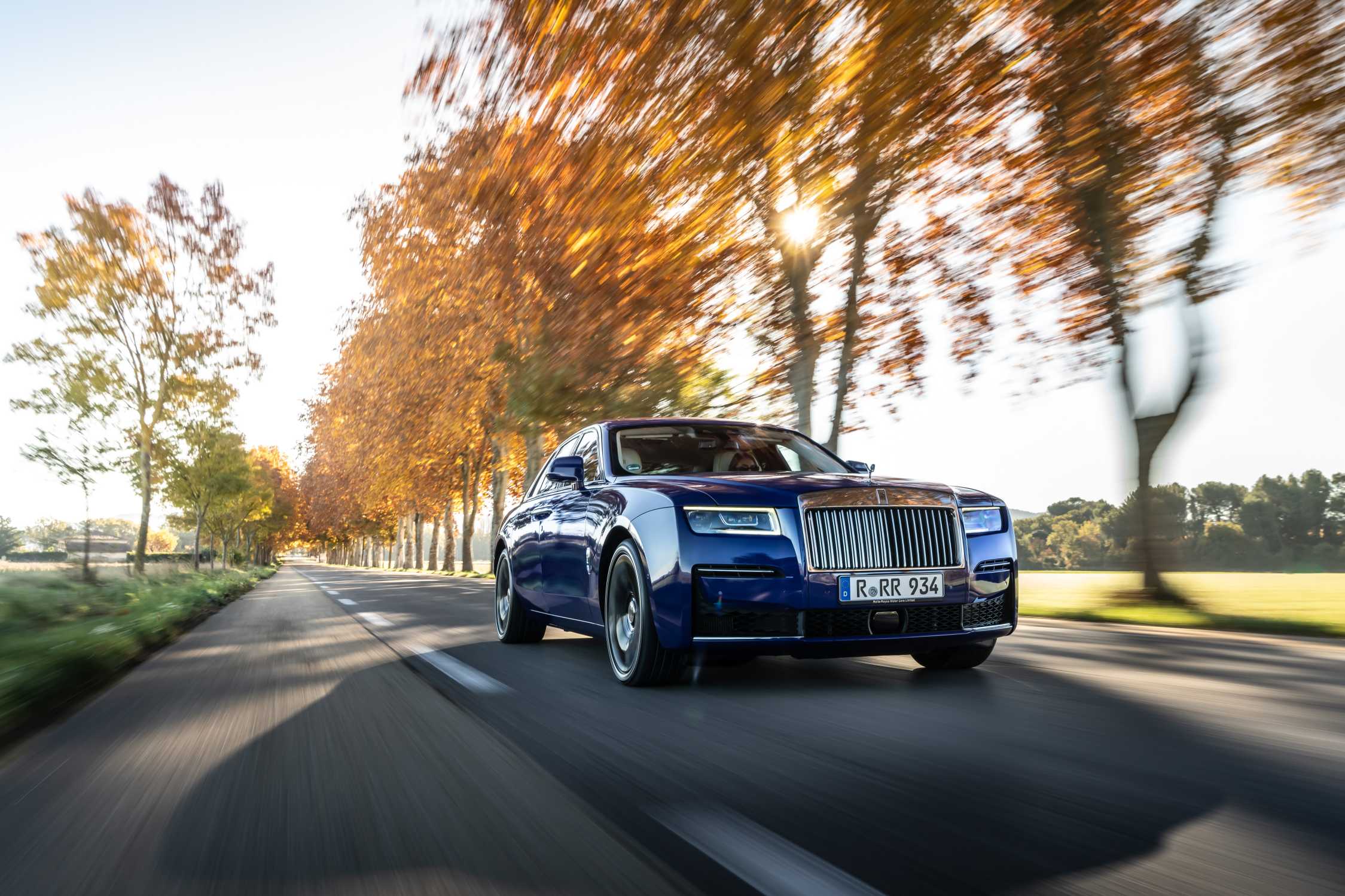 ROLLS-ROYCE GHOST, FINISHED IN TUCANA PURPLE - ON LOCATION IN PROVENCE ...