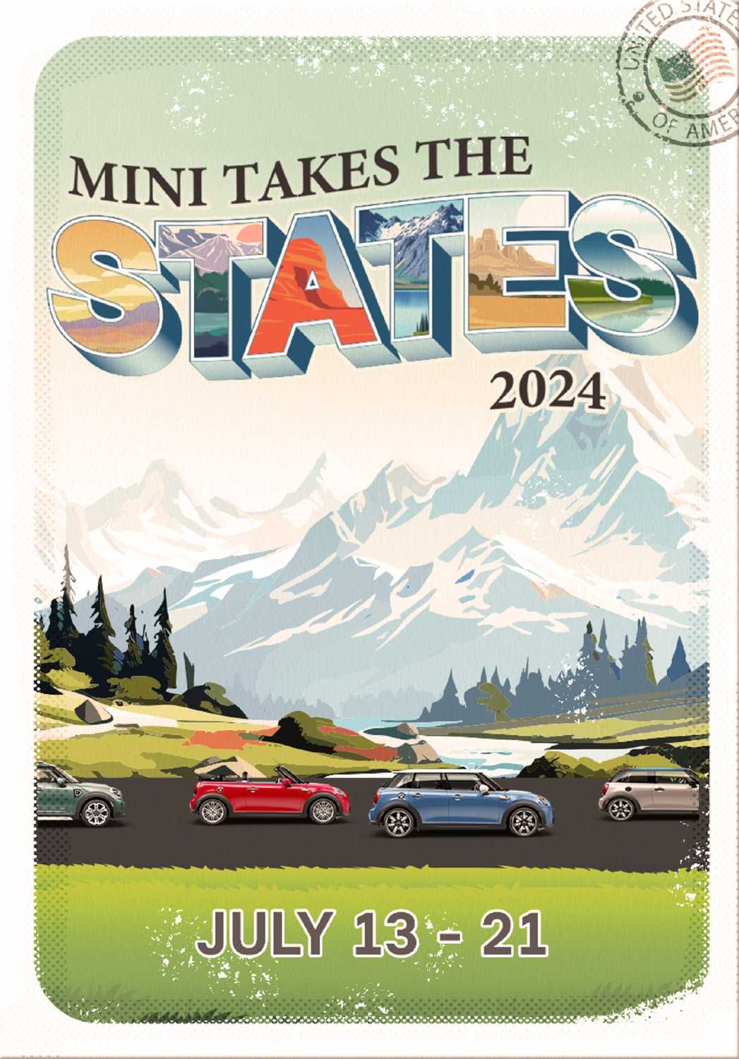 MINI USA Confirms MINI Takes the States 2024, Announcing Official route