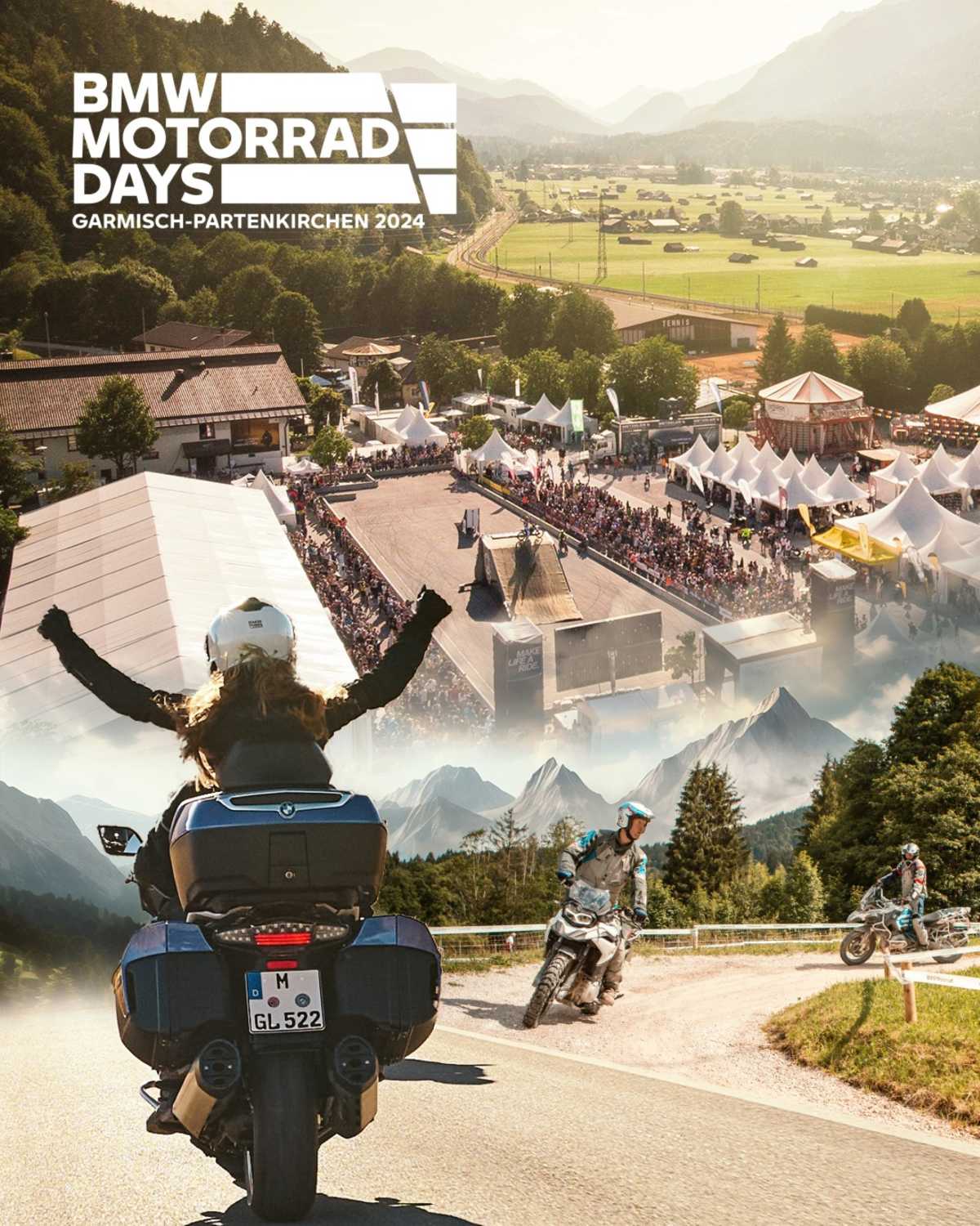BMW Motorrad returns to Garmisch-Partenkirchen with the BMW Motorrad Days.