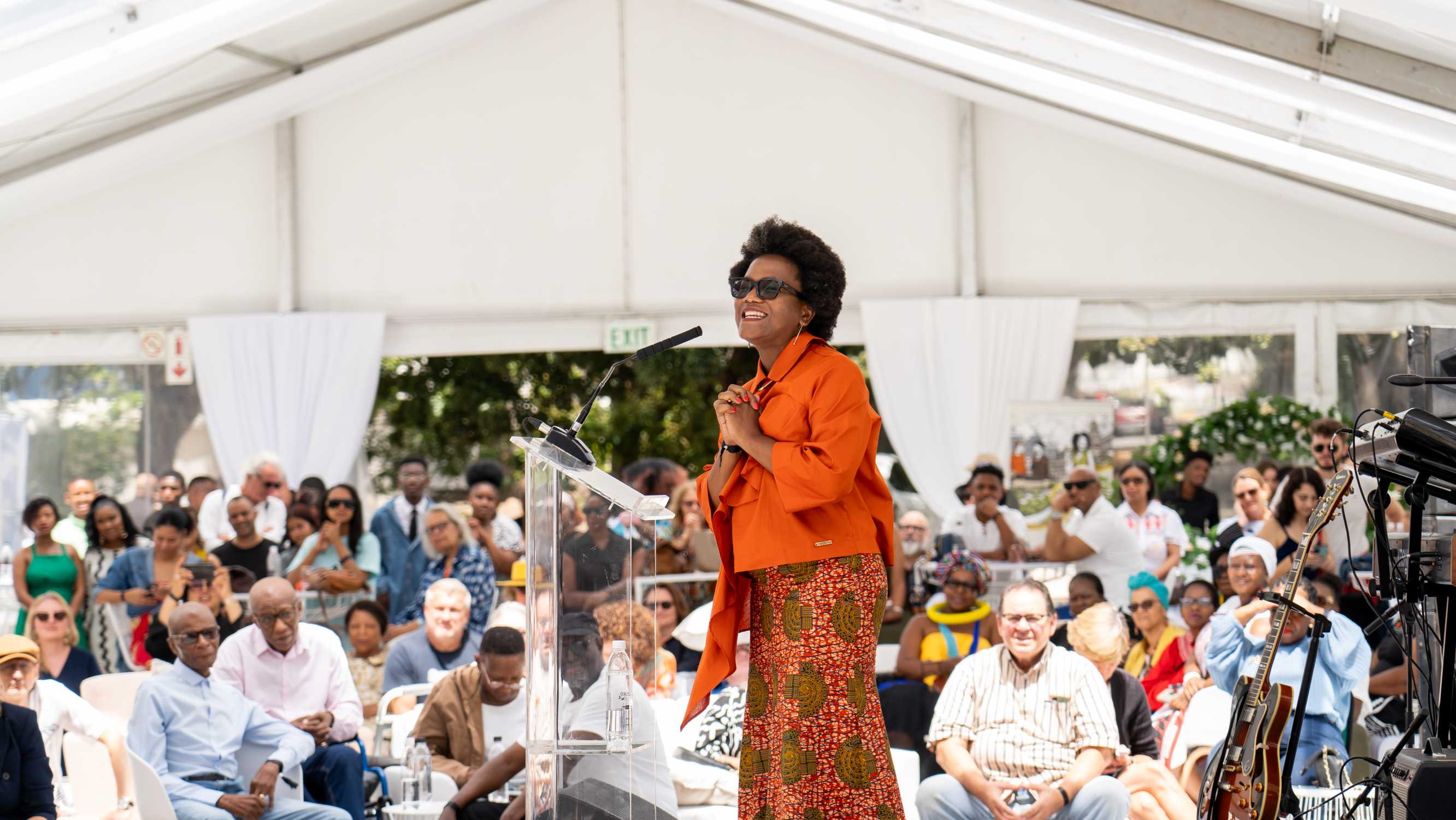 Nontobeko Ntombela, curator, at the VIP Opening of Nontobeko Ntombela, curator, at the VIP Opening of