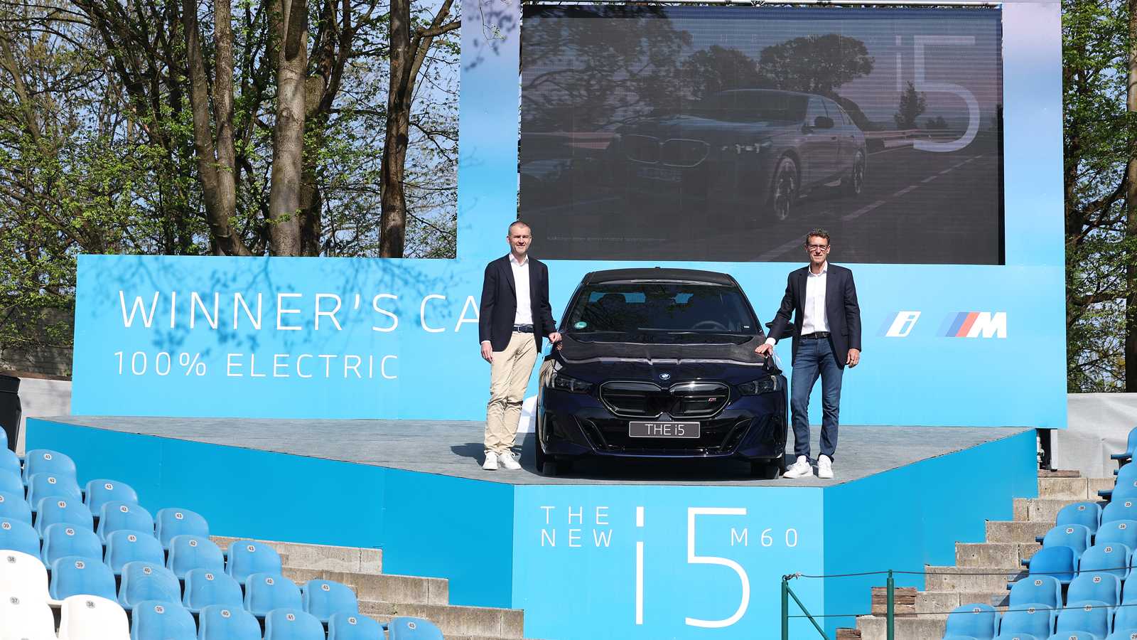 A true Bavarian for the BMW Open champion: presentation of the all-electric Winner’s Car BMW i5 M60.