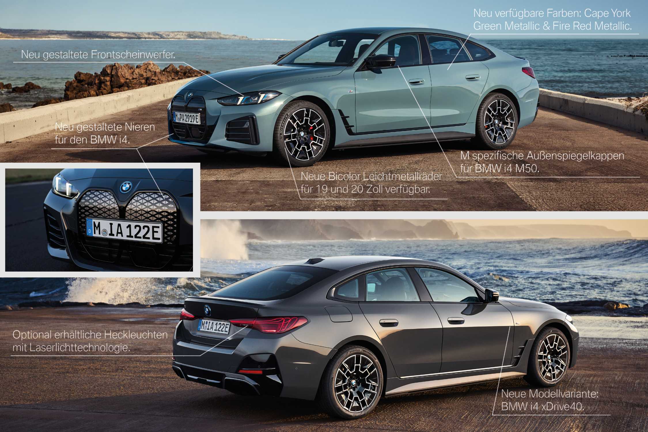 Der neue BMW i4 – Highlights Exterieur