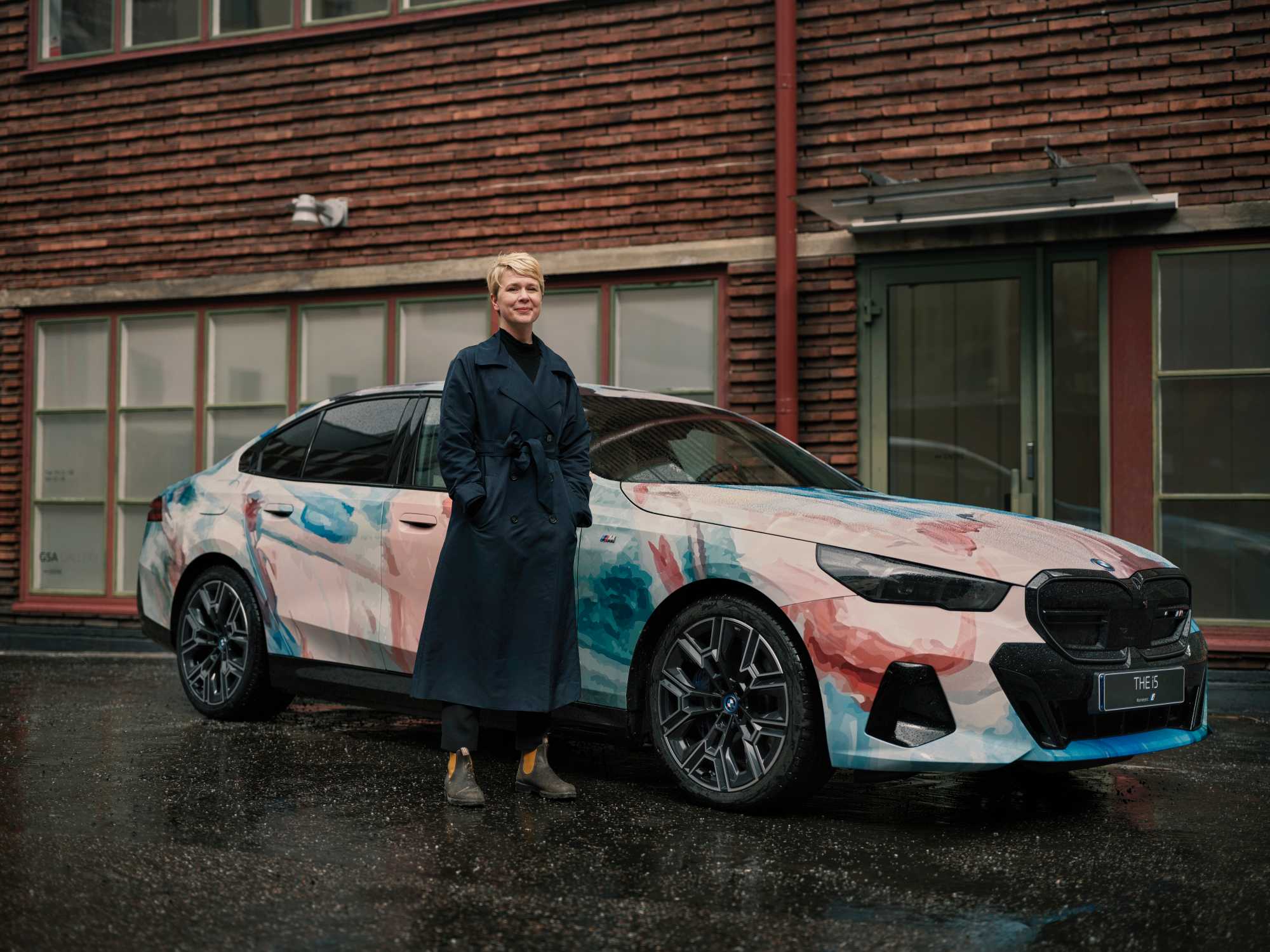 Swedish artist Karin Westman creates this year's mobile artwork at Market Art Fair. Initiative is inspired by the famous BMW Art Car series.