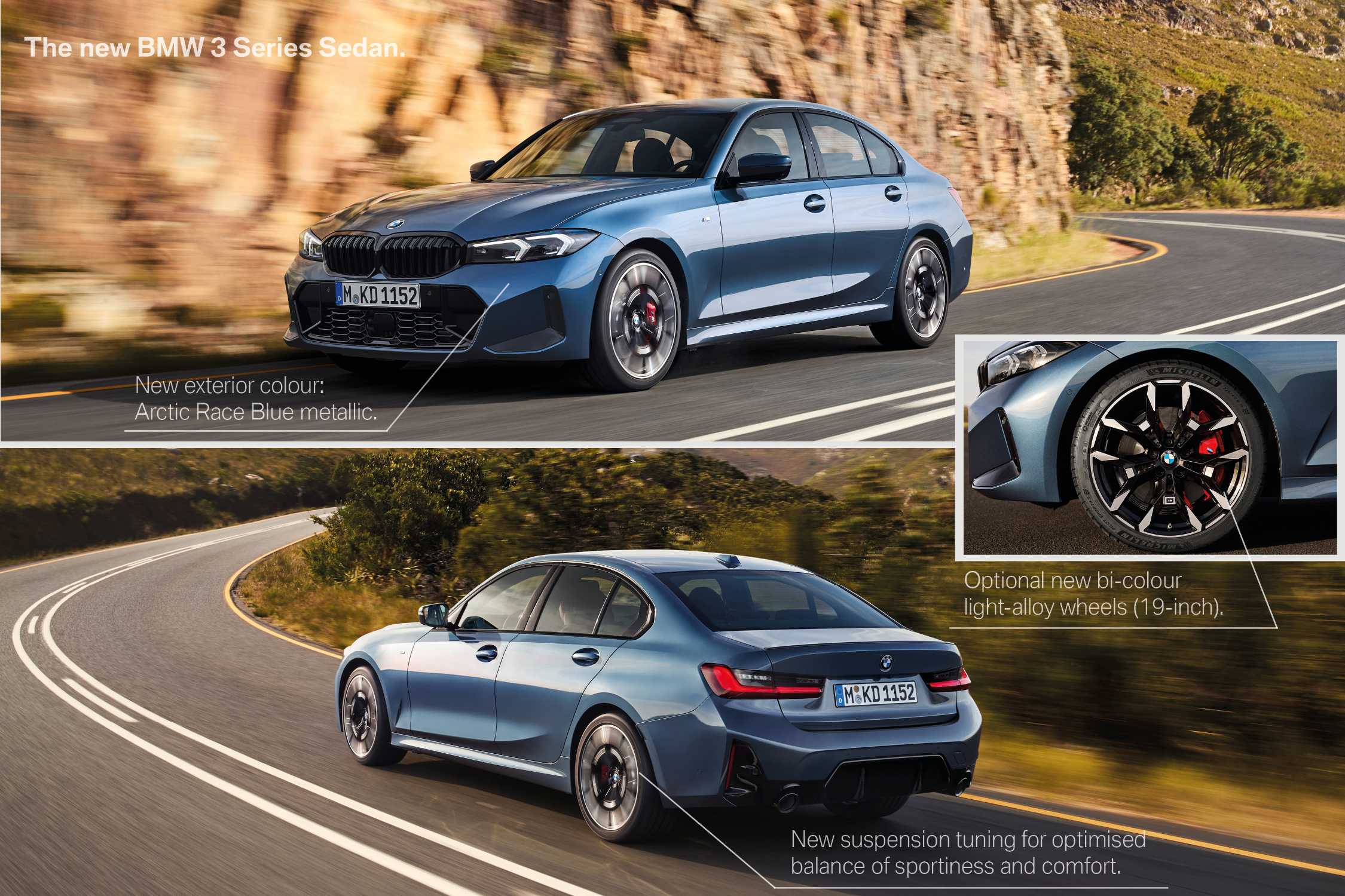The new BMW 330i Sedan – Highlights Exterior (05/2024)