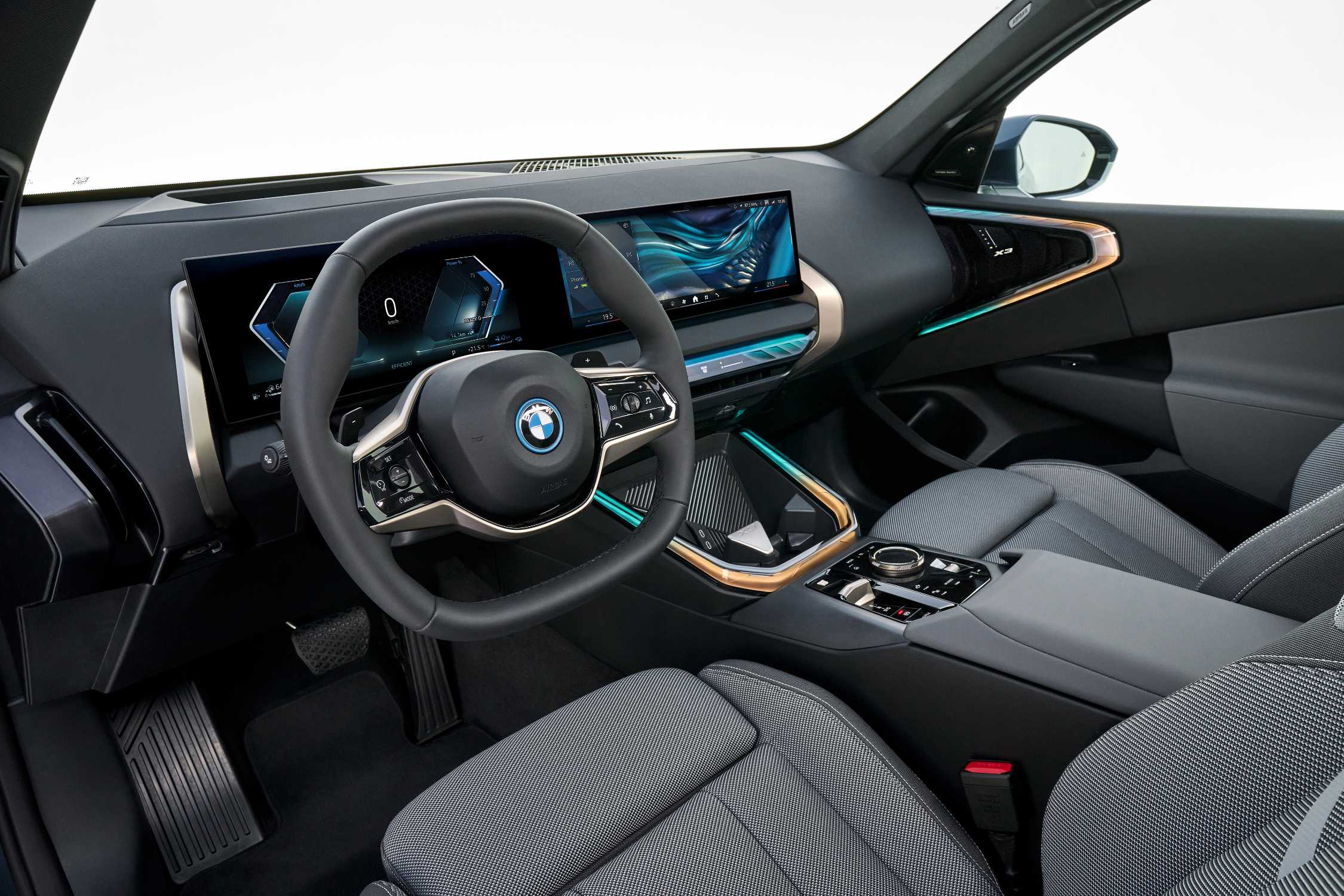 The new BMW X3 30e xDrive - Interior. (06/2024)