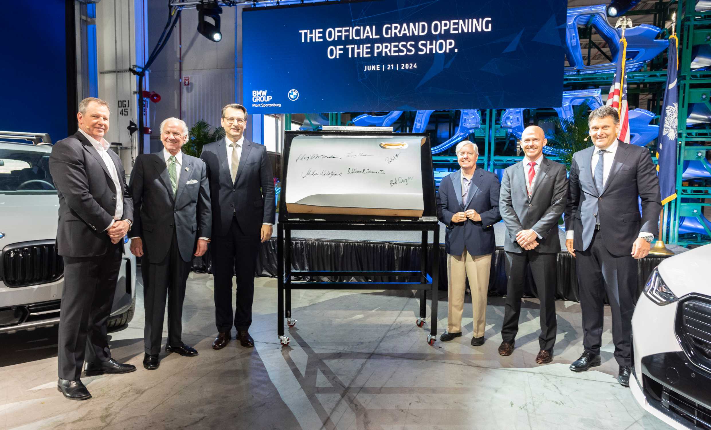 Press Shop Opening at BMW Group Plant Spartanburg (06/24)