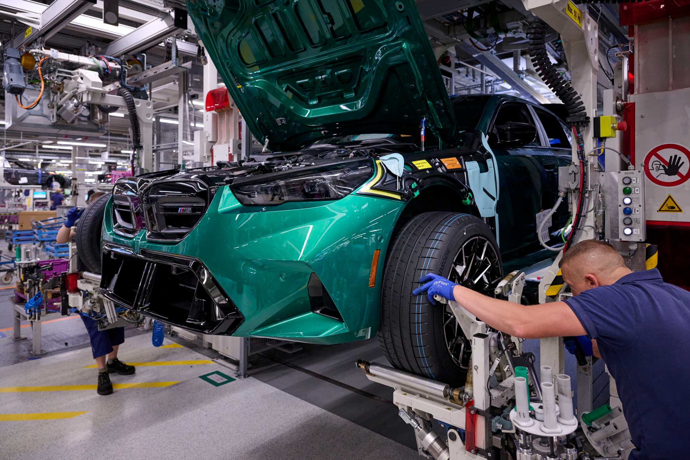 The Production of the all-new BMW M5 at BMW Group Plant Dingolfing (07/ ...