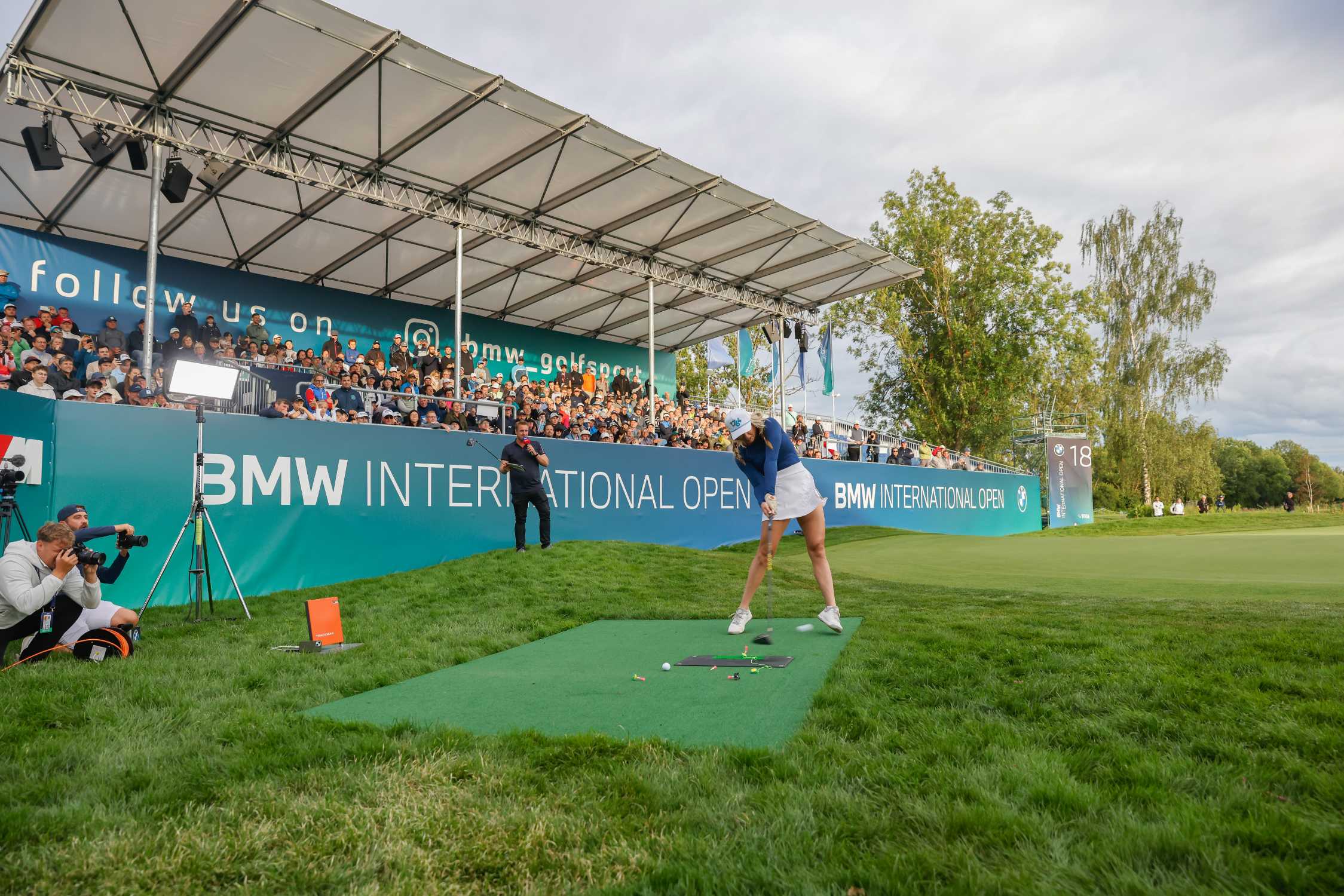 04th July 2024 Bmw International Open Longdrive Showevent Gabi Powel 2615