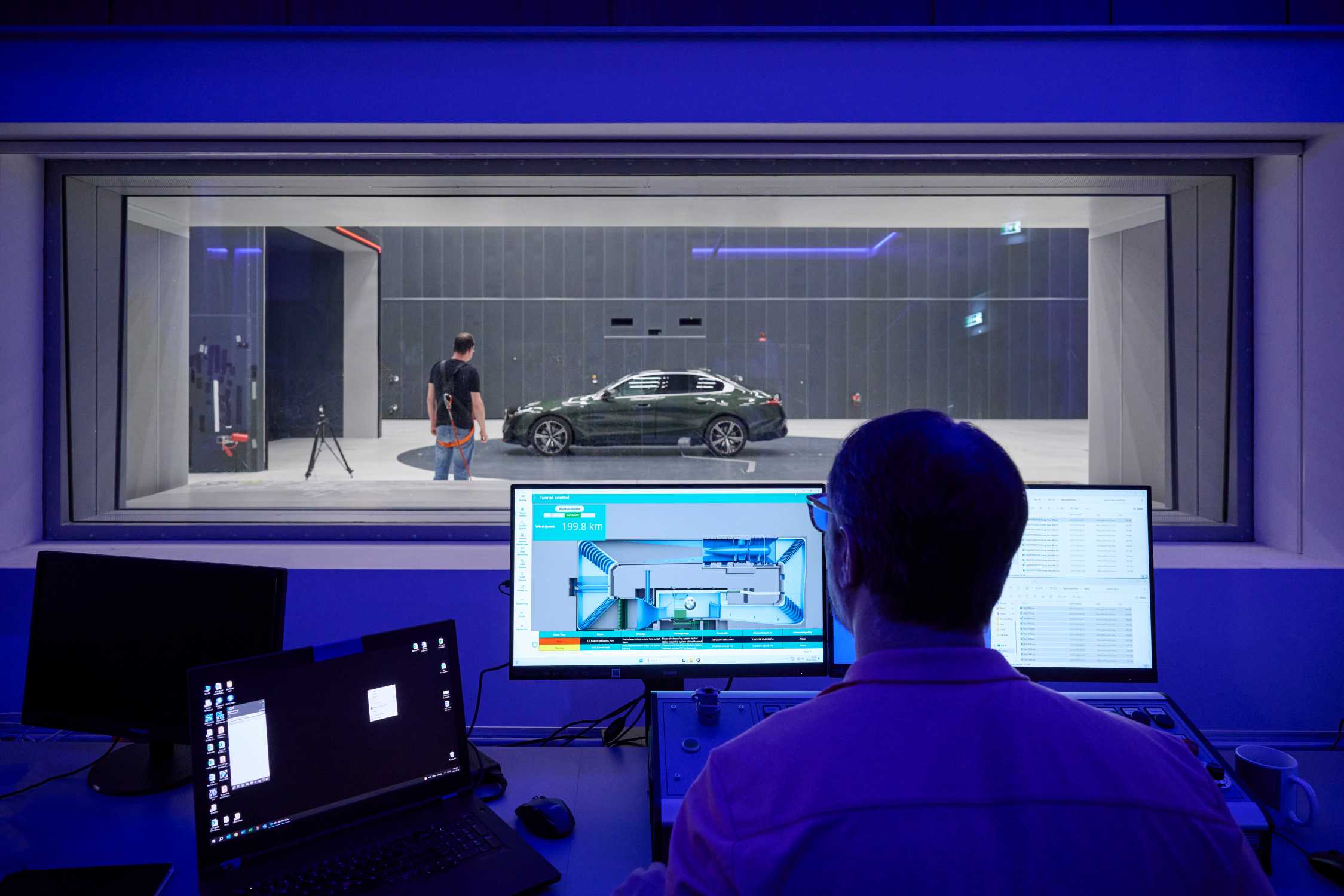 Measurements in the new Aeroacoustics Wind Tunnel of the BMW Group (11/2024)