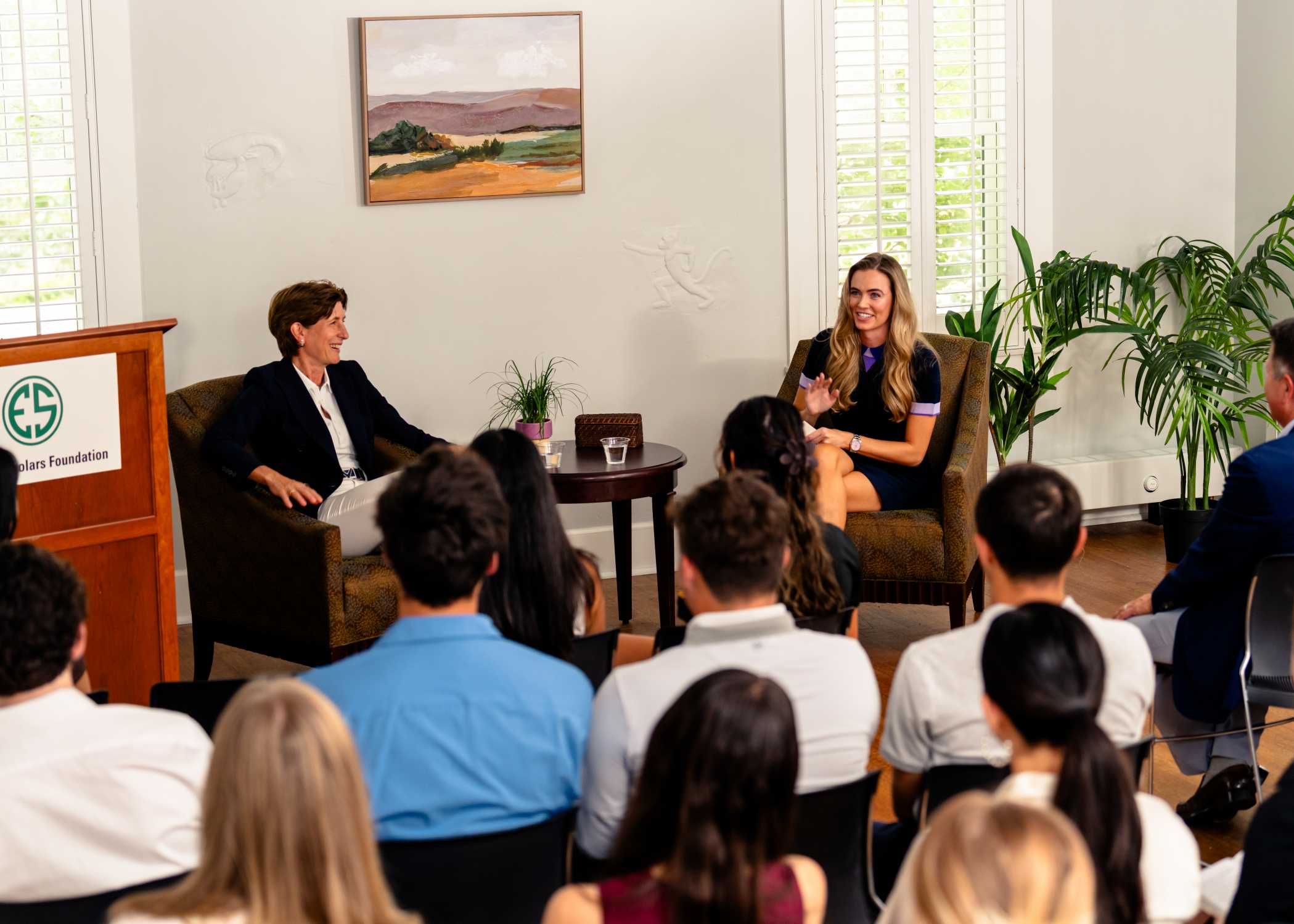 BMW Championship 2024 - Ilka Horstmeier visits University of Colorado Evans Scholarship House