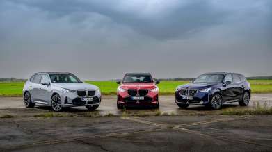 The new BMW X3 - Family shot. (09/2024)