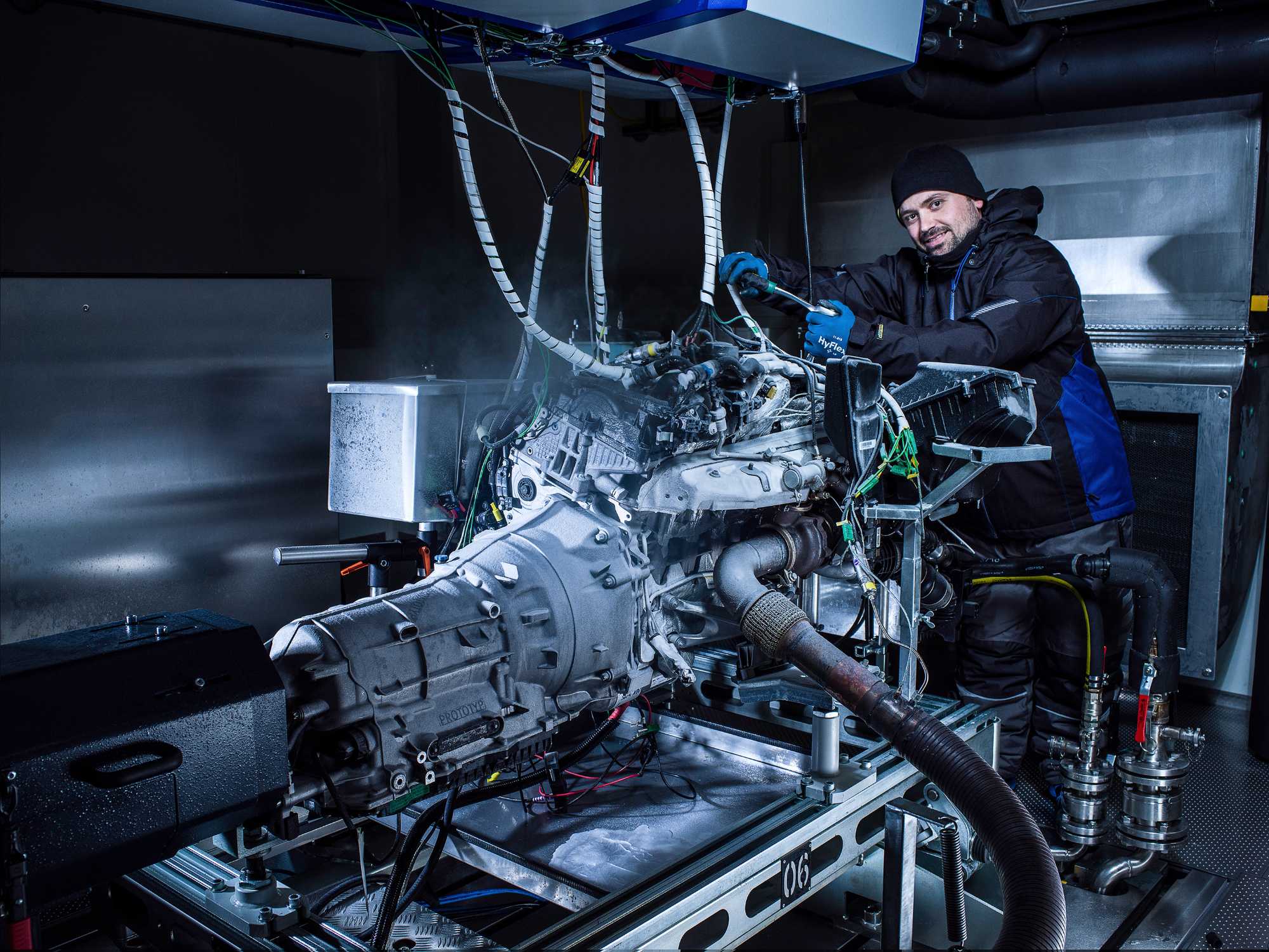 Diesel engine from the BMW Group engine plant in Steyr. December 2024