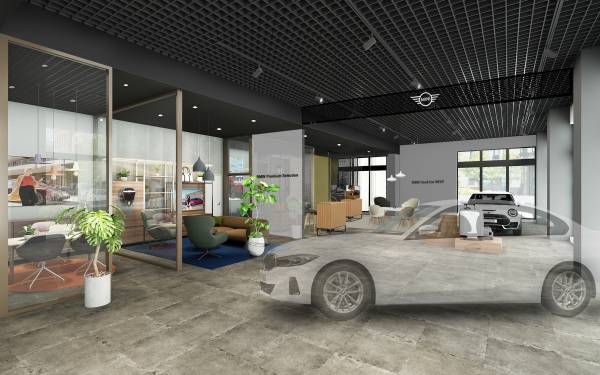 新しいショールーム・コンセプト、リテール・ネクストを導入した「BMW