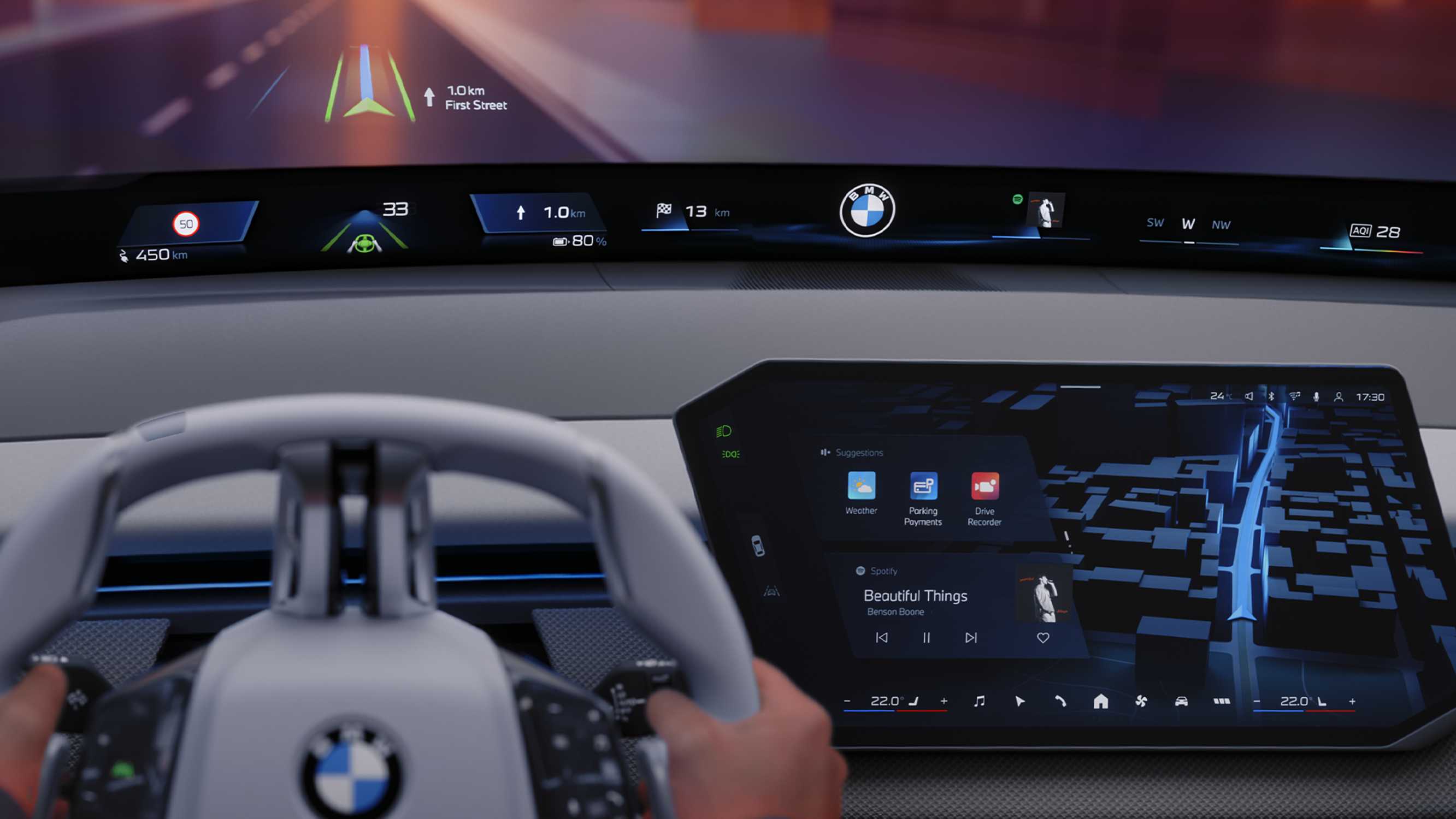 BMW Panoramic iDrive: Navigation.