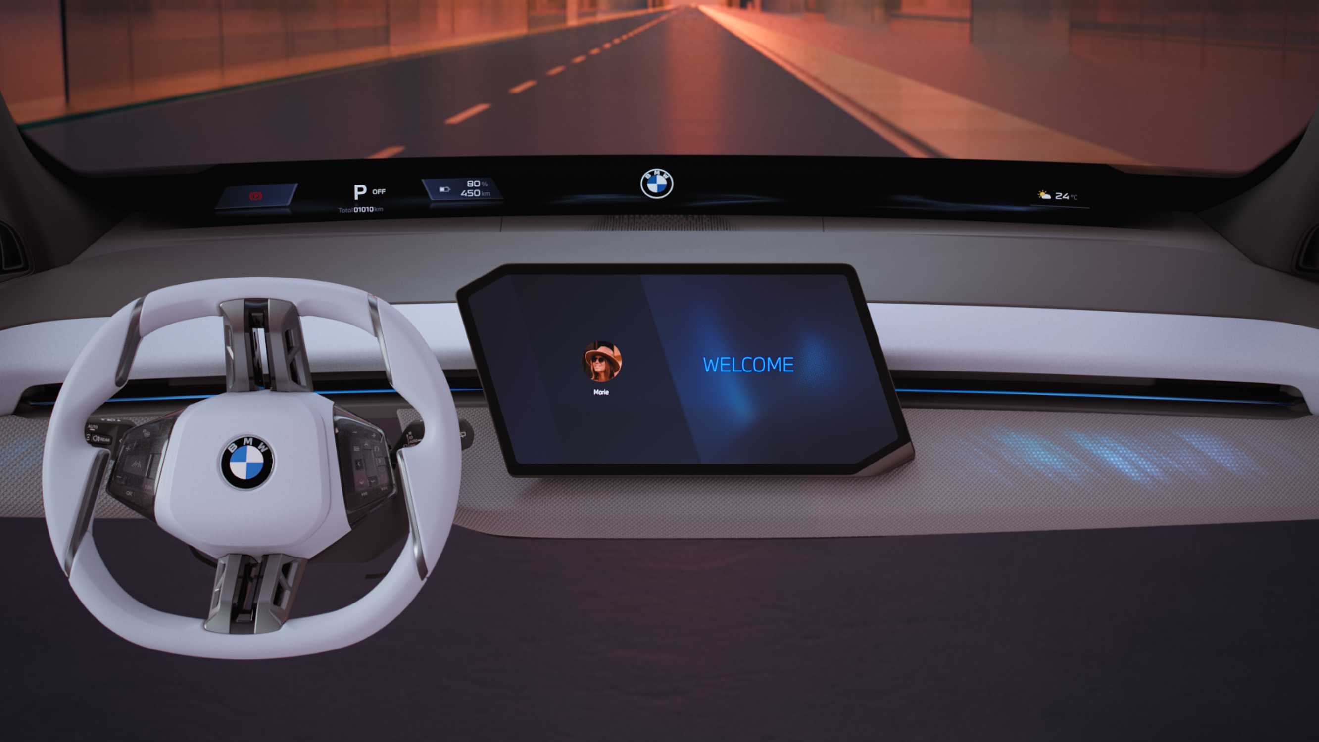 BMW Panoramic iDrive: Welcome.