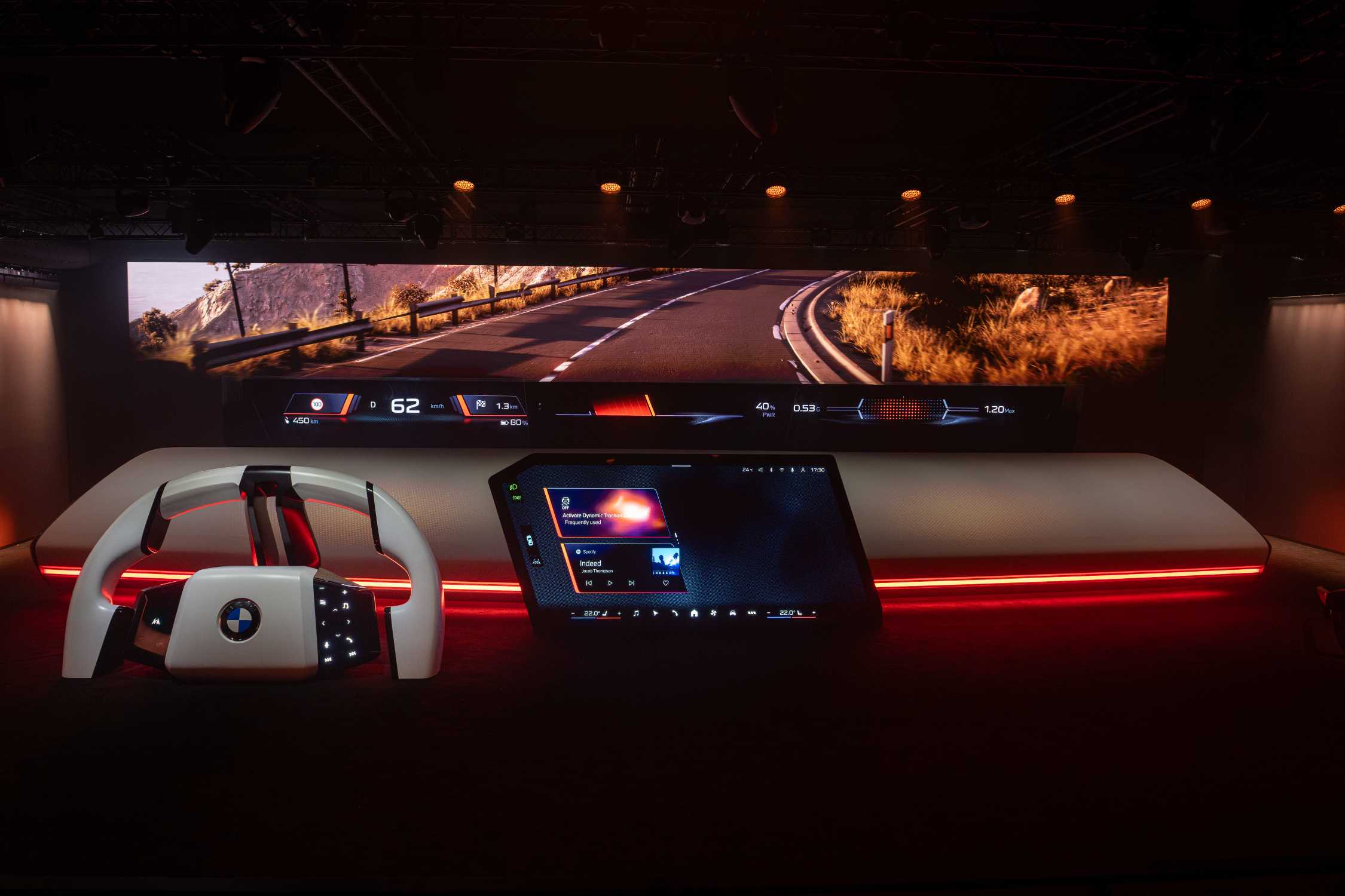 BMW Panoramic iDrive at CES 2025: Sport Mode.