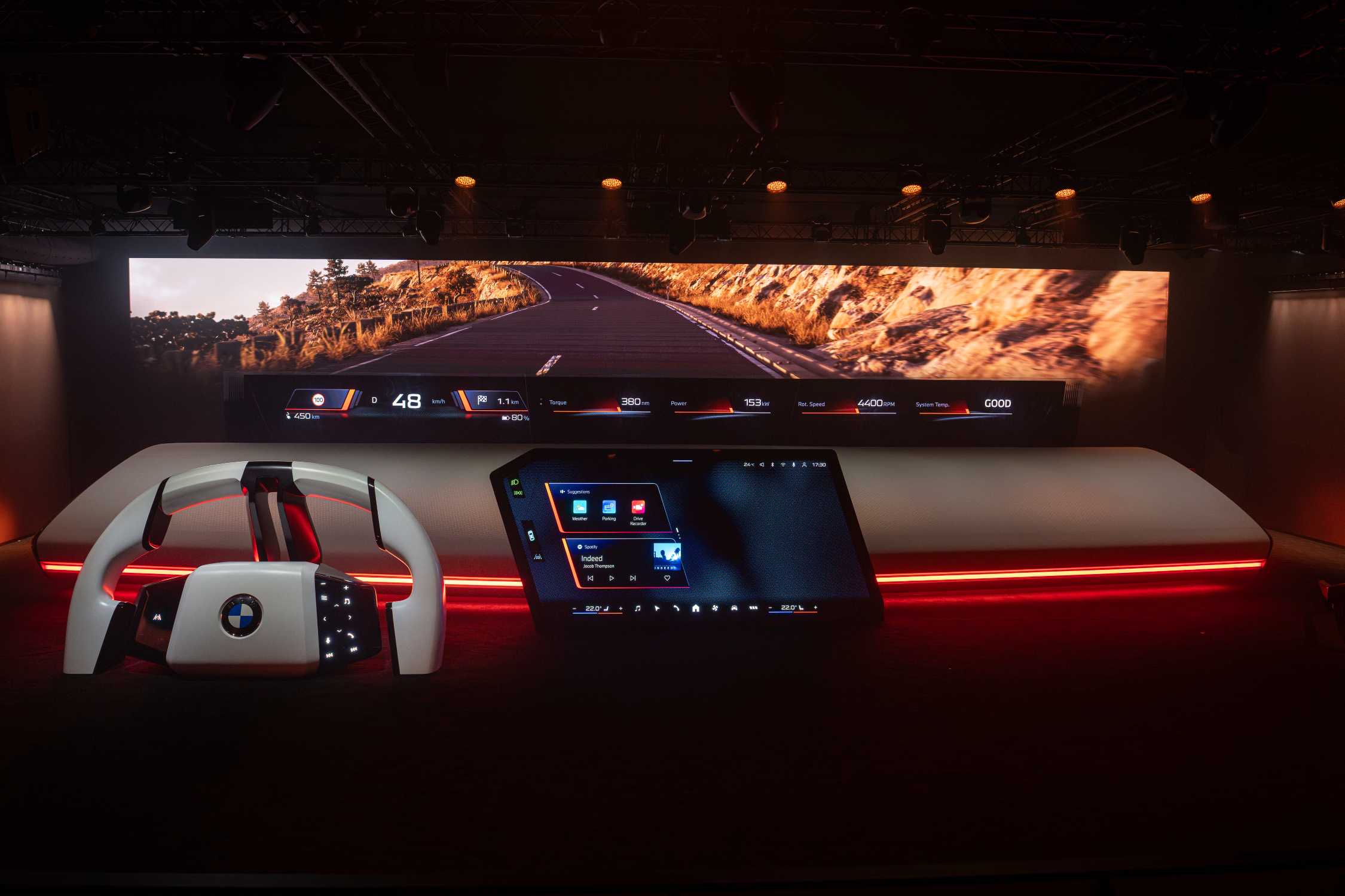 BMW Panoramic iDrive at CES 2025.