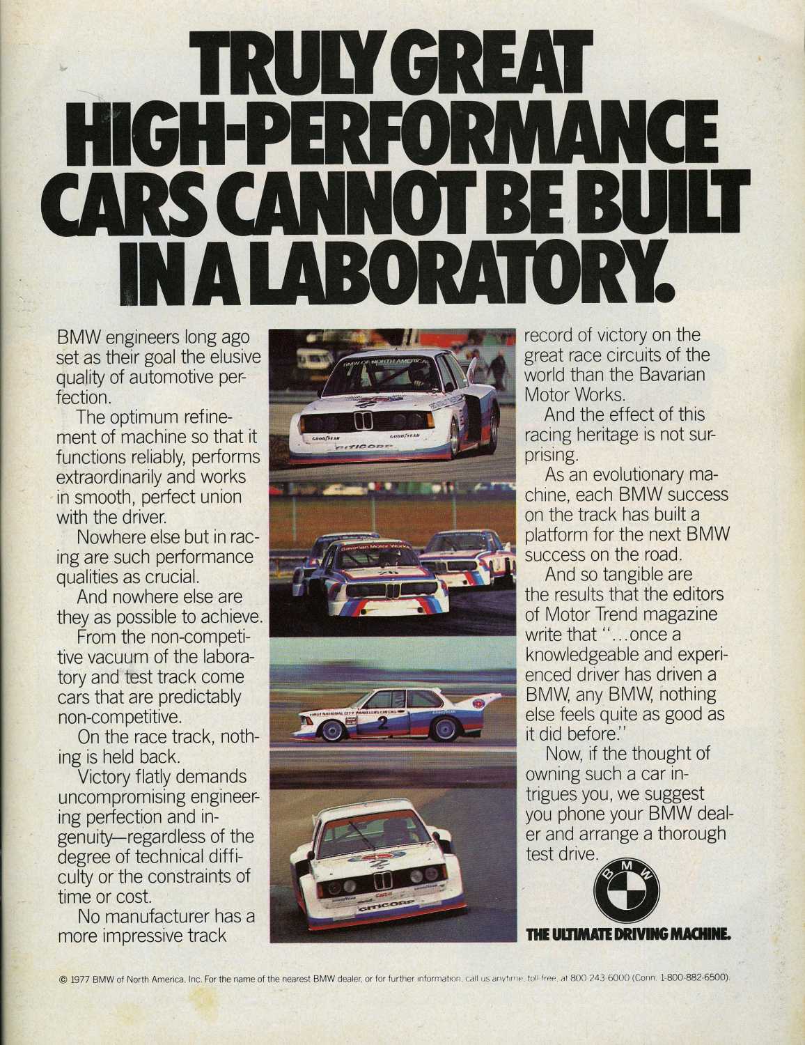 Road & Track June ad 1977