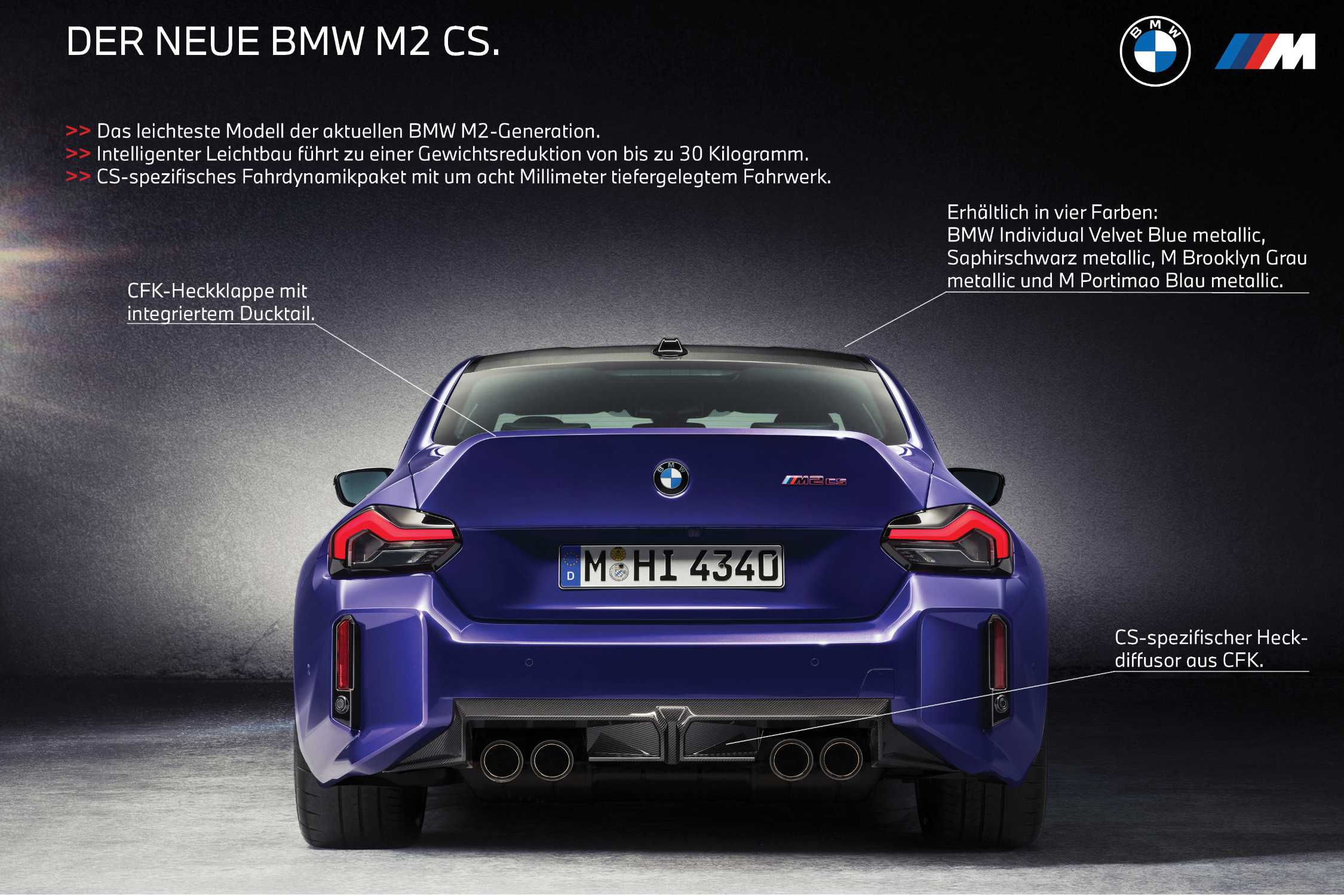 Der neue BMW M2 CS.