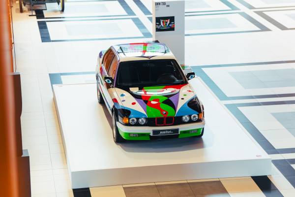 BMW Art Car by Ernst Fuchs, BMW 635 CSi, 1982, augmented