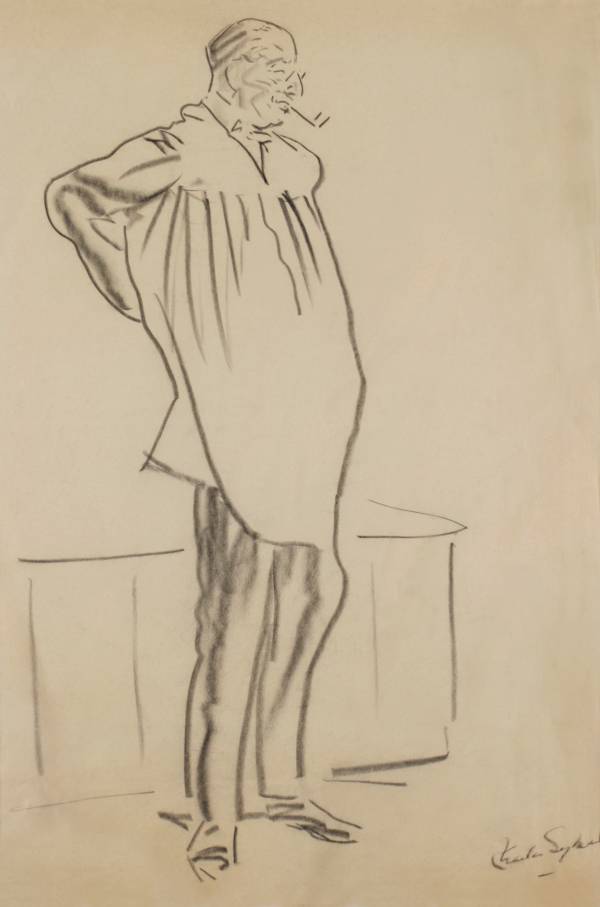ORIGINAL SELF-PORTRAIT BY CHARLES ROBINSON SYKES