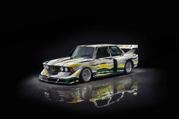 BMW Art Car #3 by Roy Lichtenstein, BMW 320i Turbo, 1977. Photo